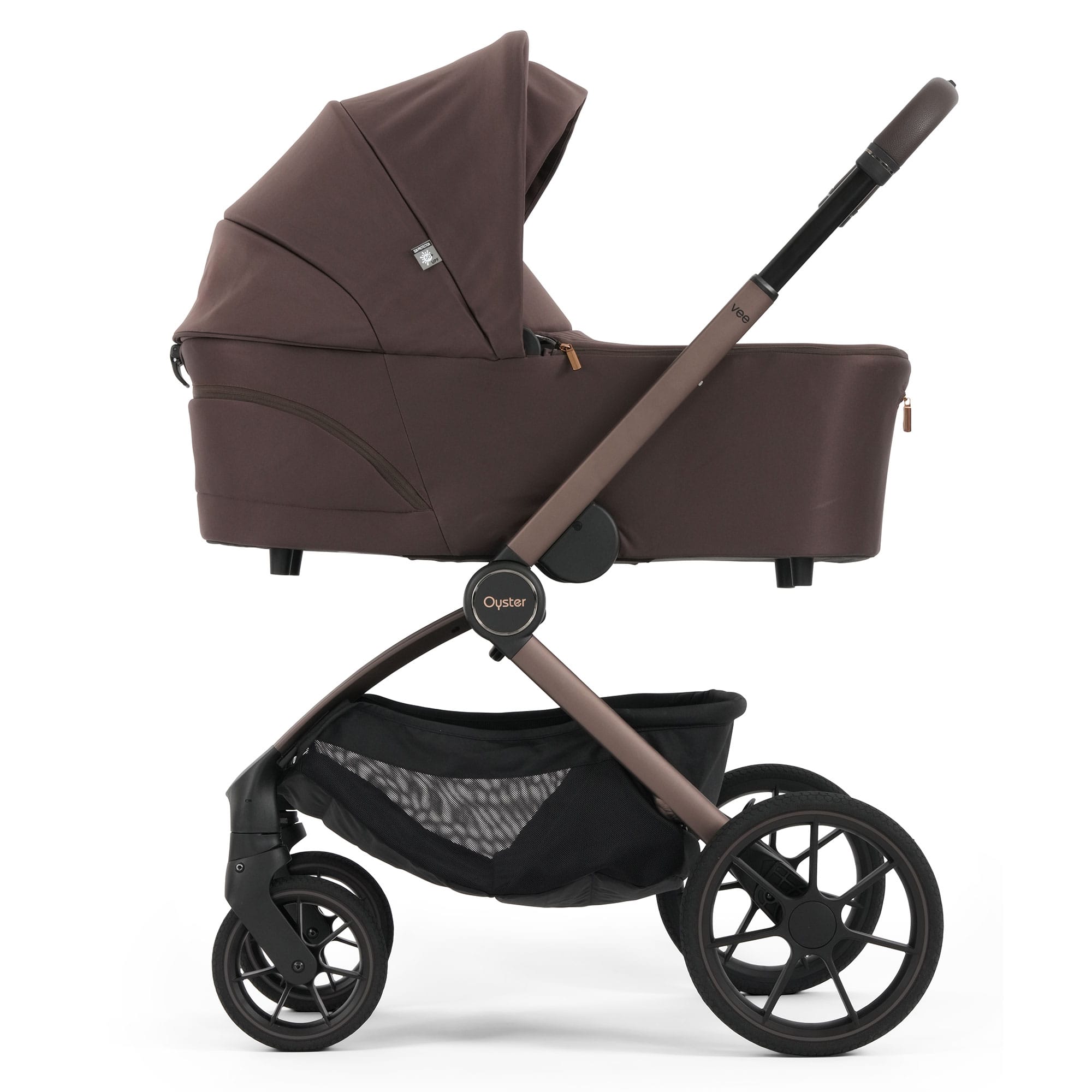 Oyster baby prams Oyster Vee Travel System Bundle - Chocolate