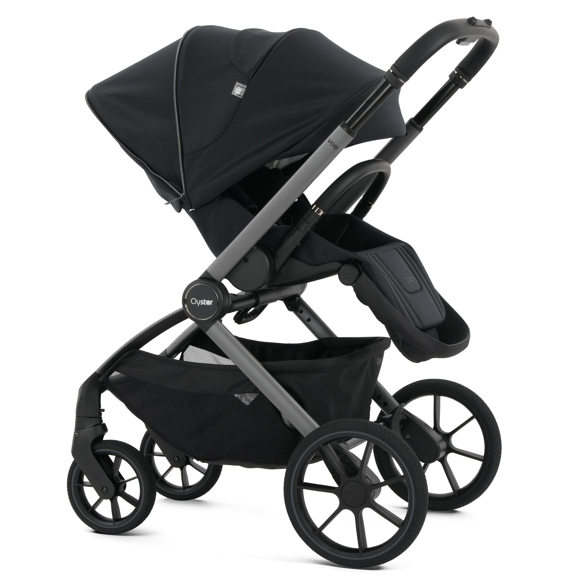 Oyster baby prams Oyster Vee Travel System Bundle - Liquorice