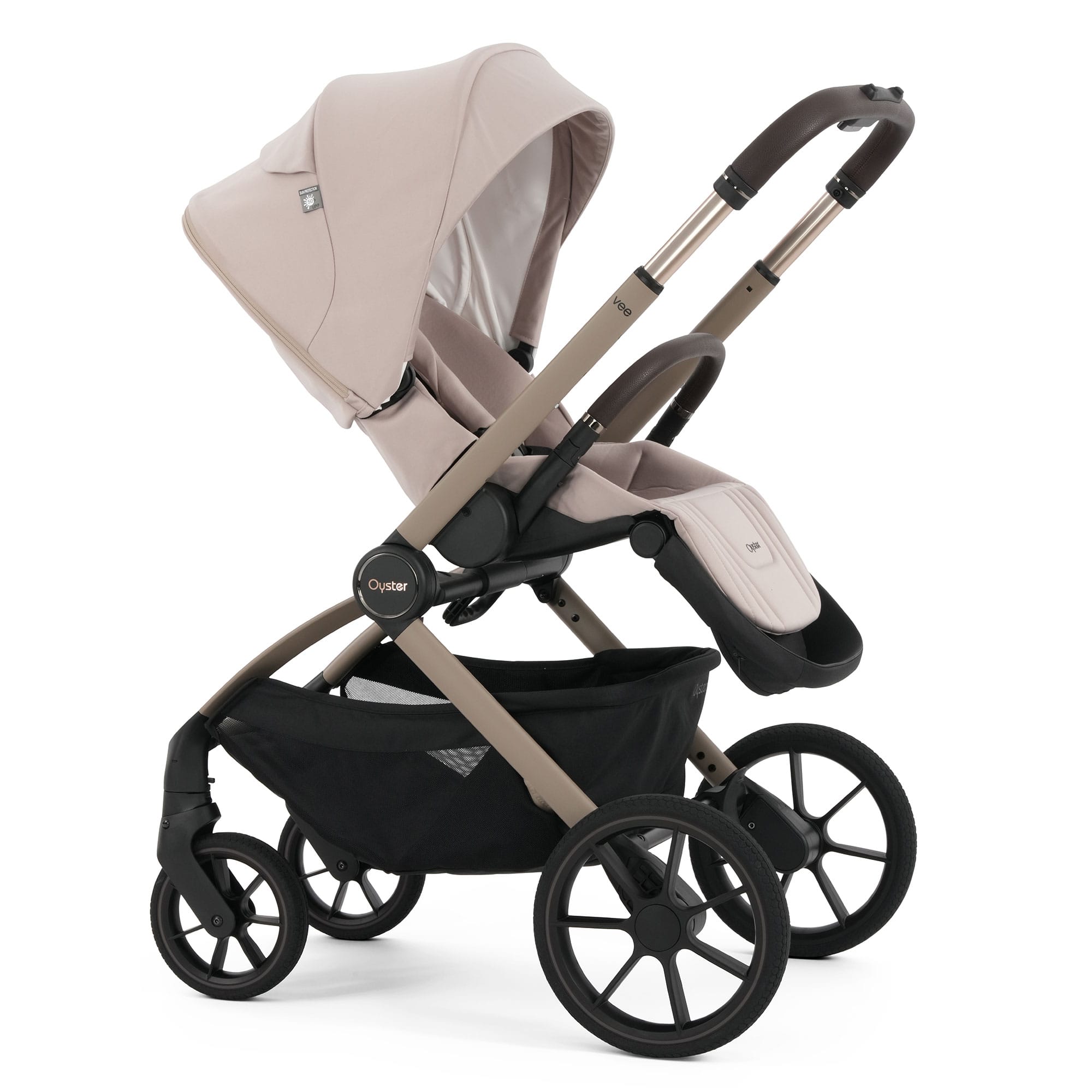 Oyster baby prams Oyster Vee Travel System Bundle - Vanilla