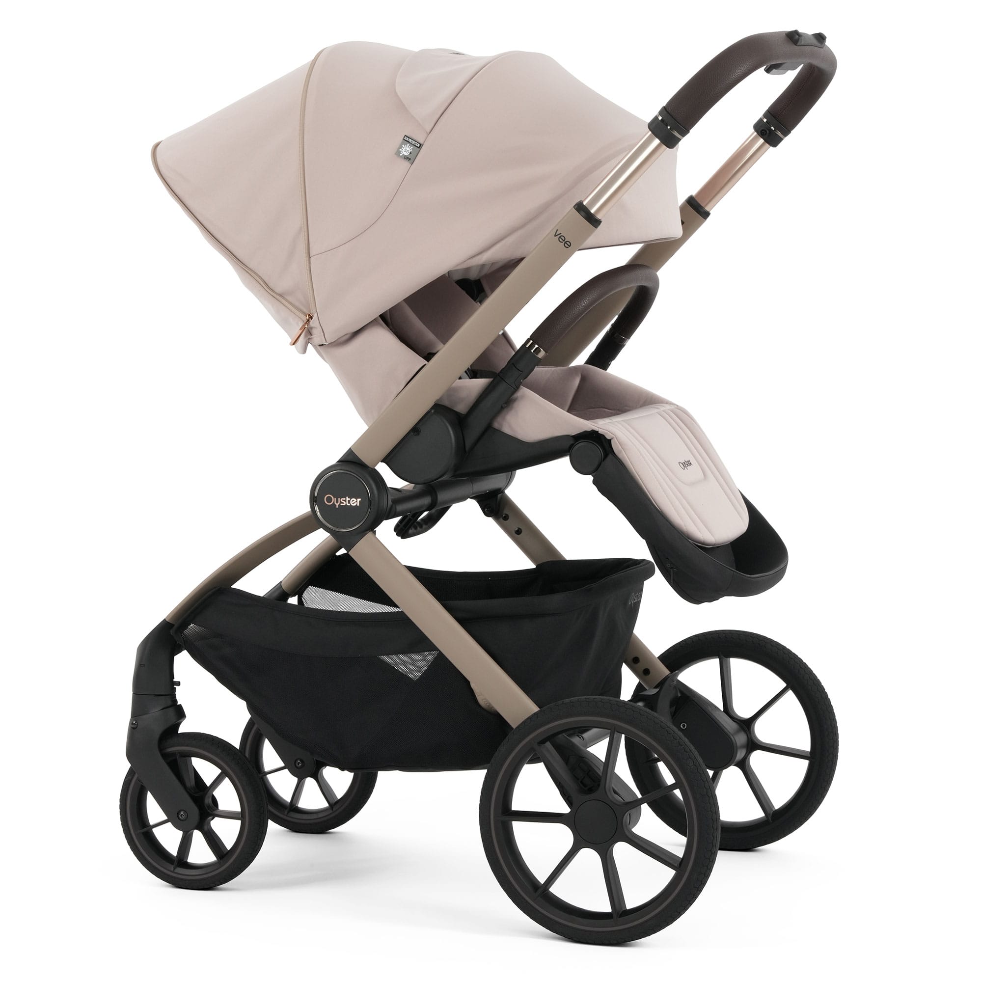 Oyster baby prams Oyster Vee Travel System Bundle - Vanilla