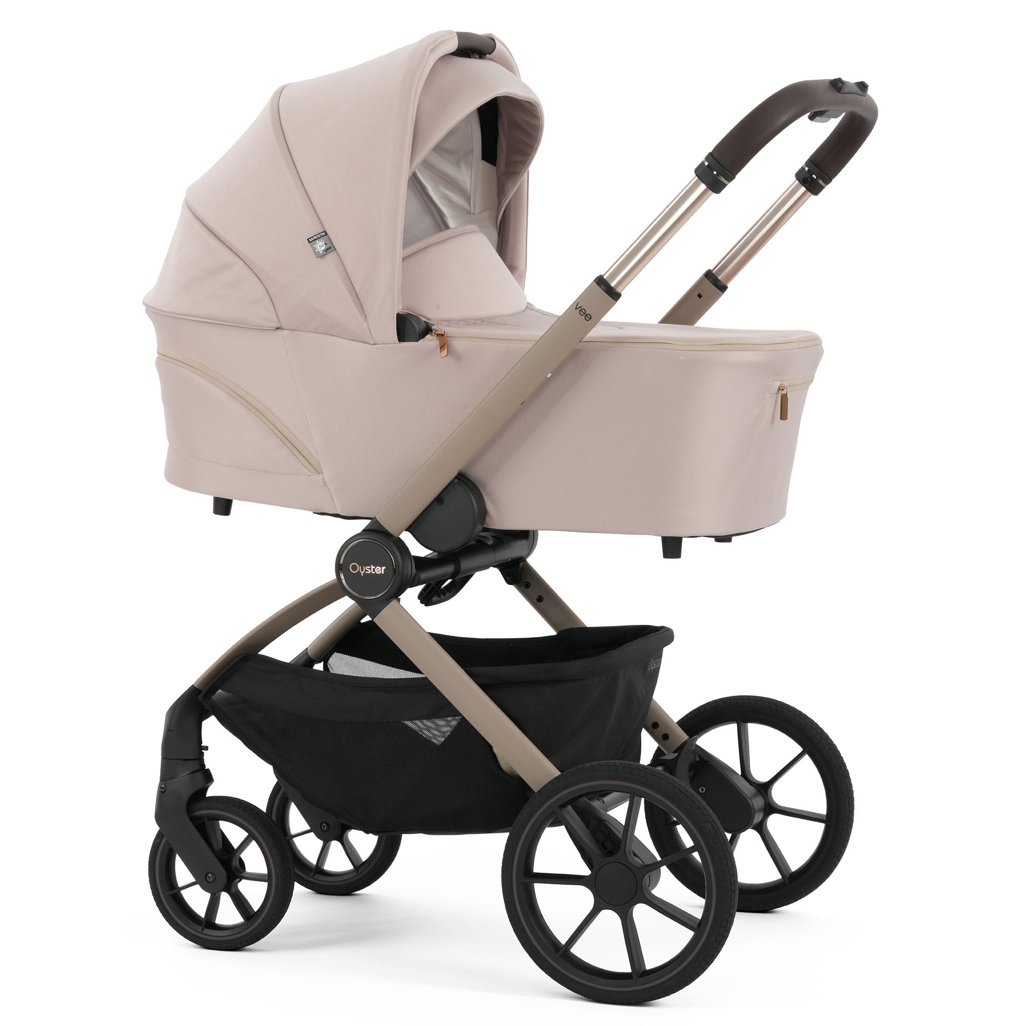 Oyster baby prams Oyster Vee Travel System Bundle - Vanilla