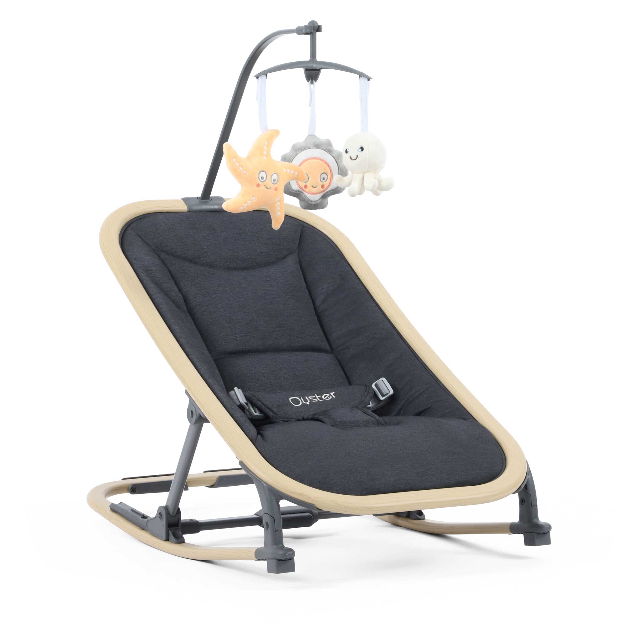 Oyster rocking bouncing cradles Oyster Rocker - Carbonite OYROCR