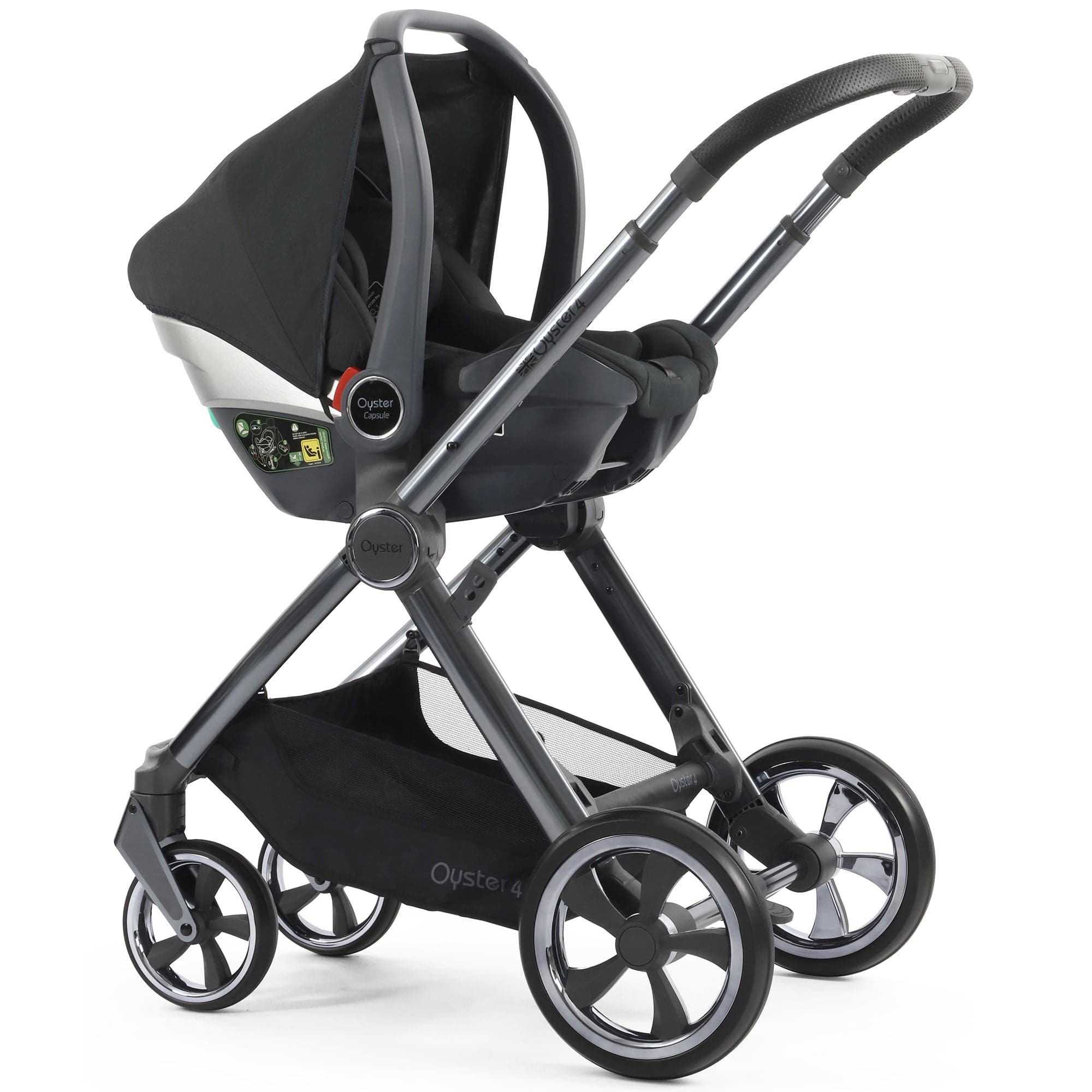 Oyster travel systems BabyStyle Oyster 4 Essential Bundle - Black Olive