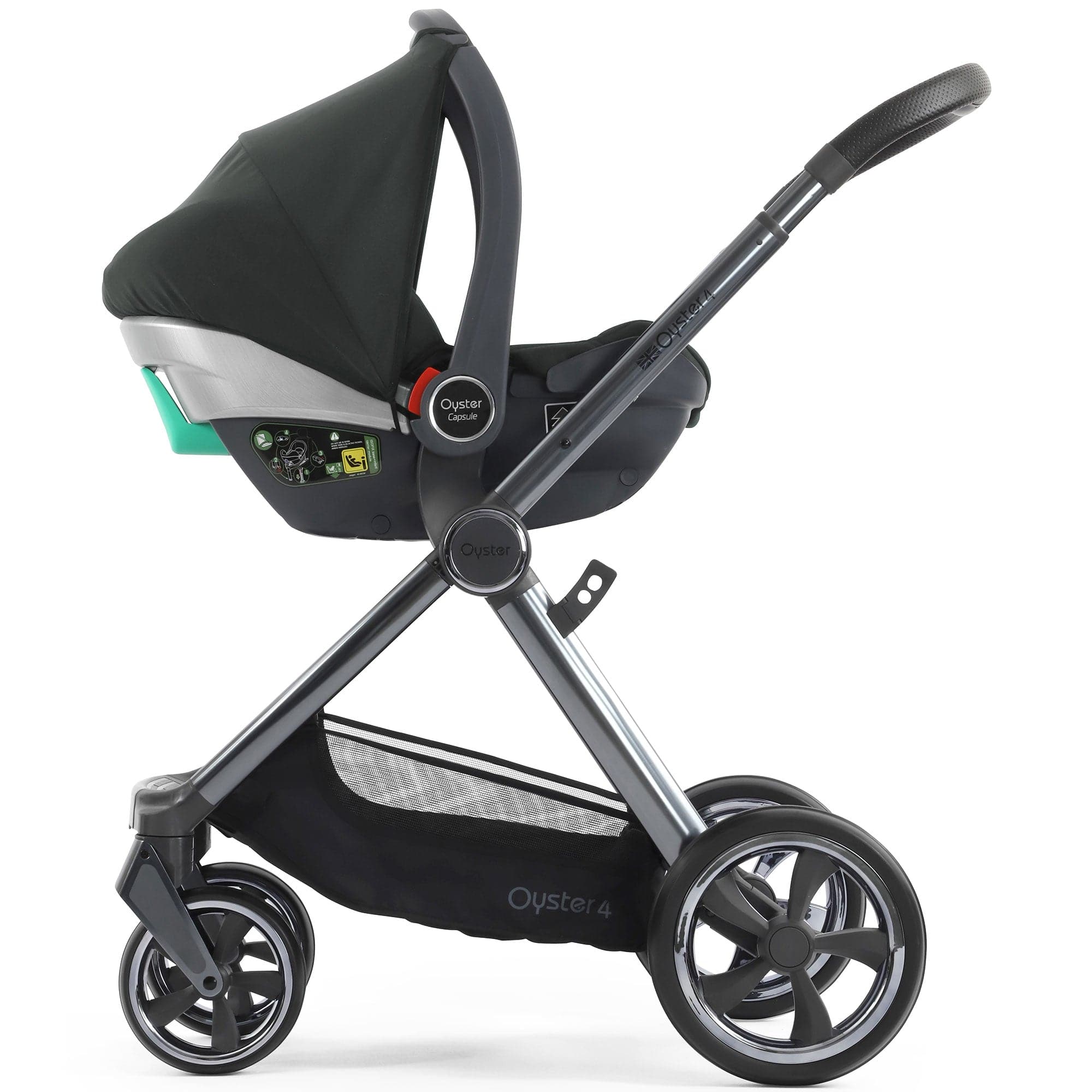 Oyster travel systems BabyStyle Oyster 4 Essential Bundle - Black Olive