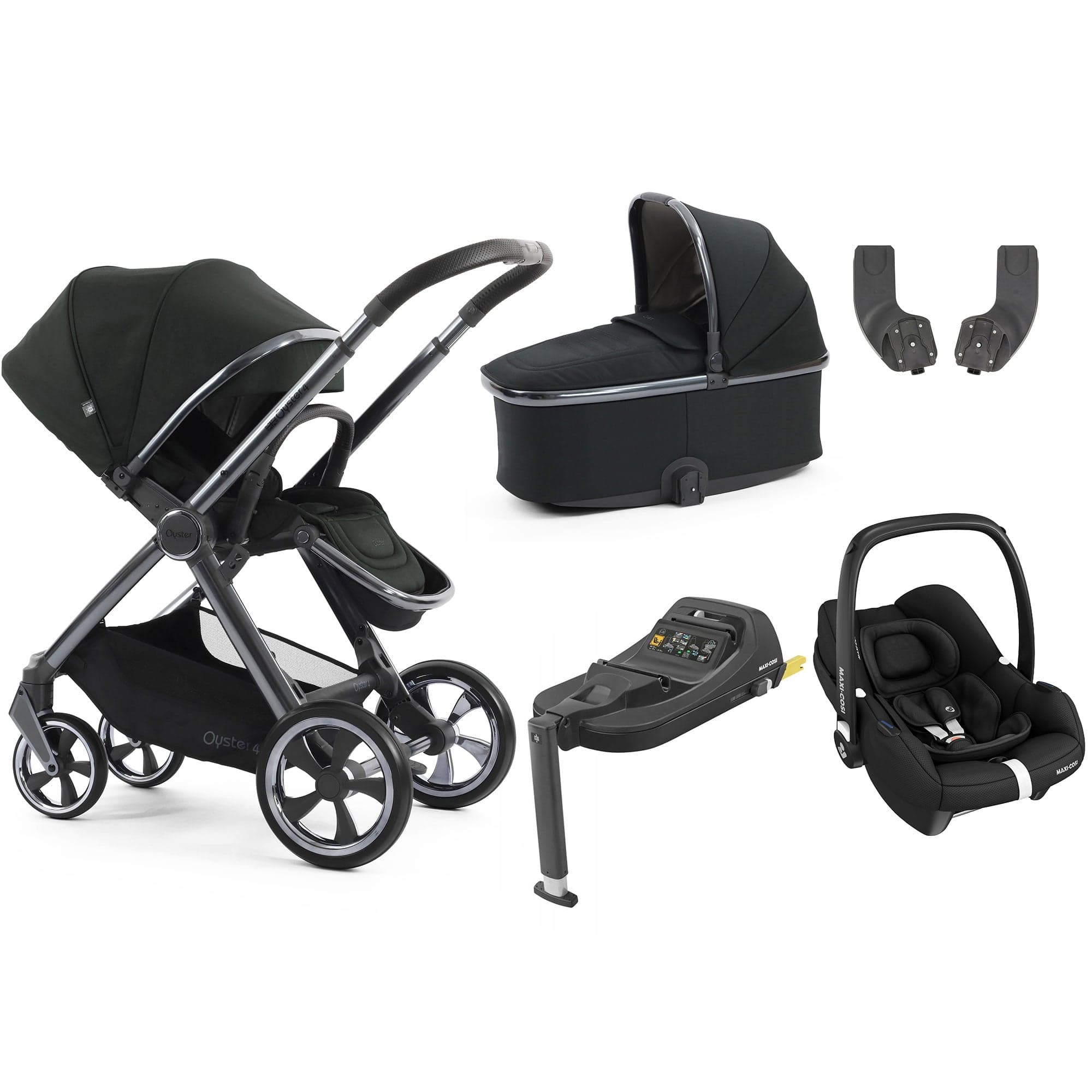 Oyster travel systems BabyStyle Oyster 4 Essential Bundle - Black Olive 18107-BLO-1