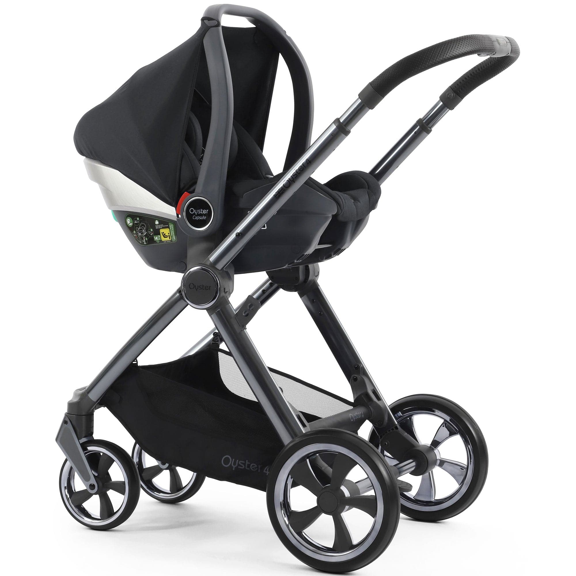 Oyster travel systems BabyStyle Oyster 4 Essential Bundle - Carbonite