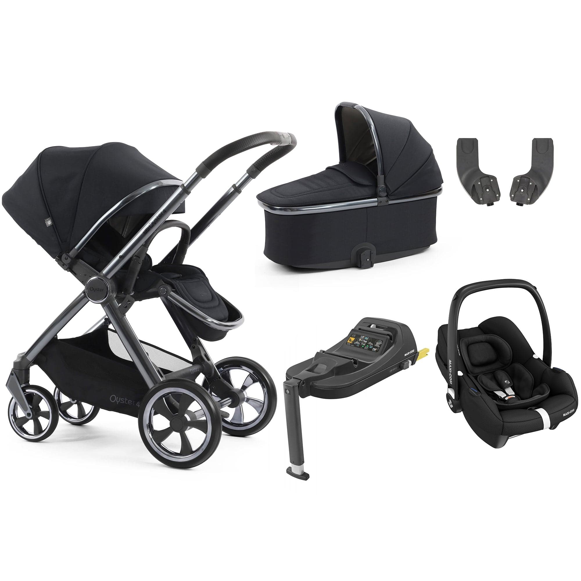 Oyster travel systems BabyStyle Oyster 4 Essential Bundle - Carbonite 18107-CAR-1