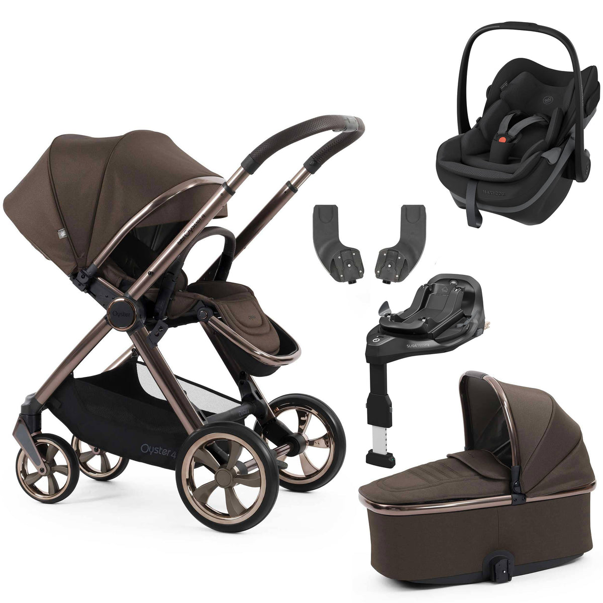 BabyStyle Oyster 4 Luxury Bundle - Chocolate Velvet