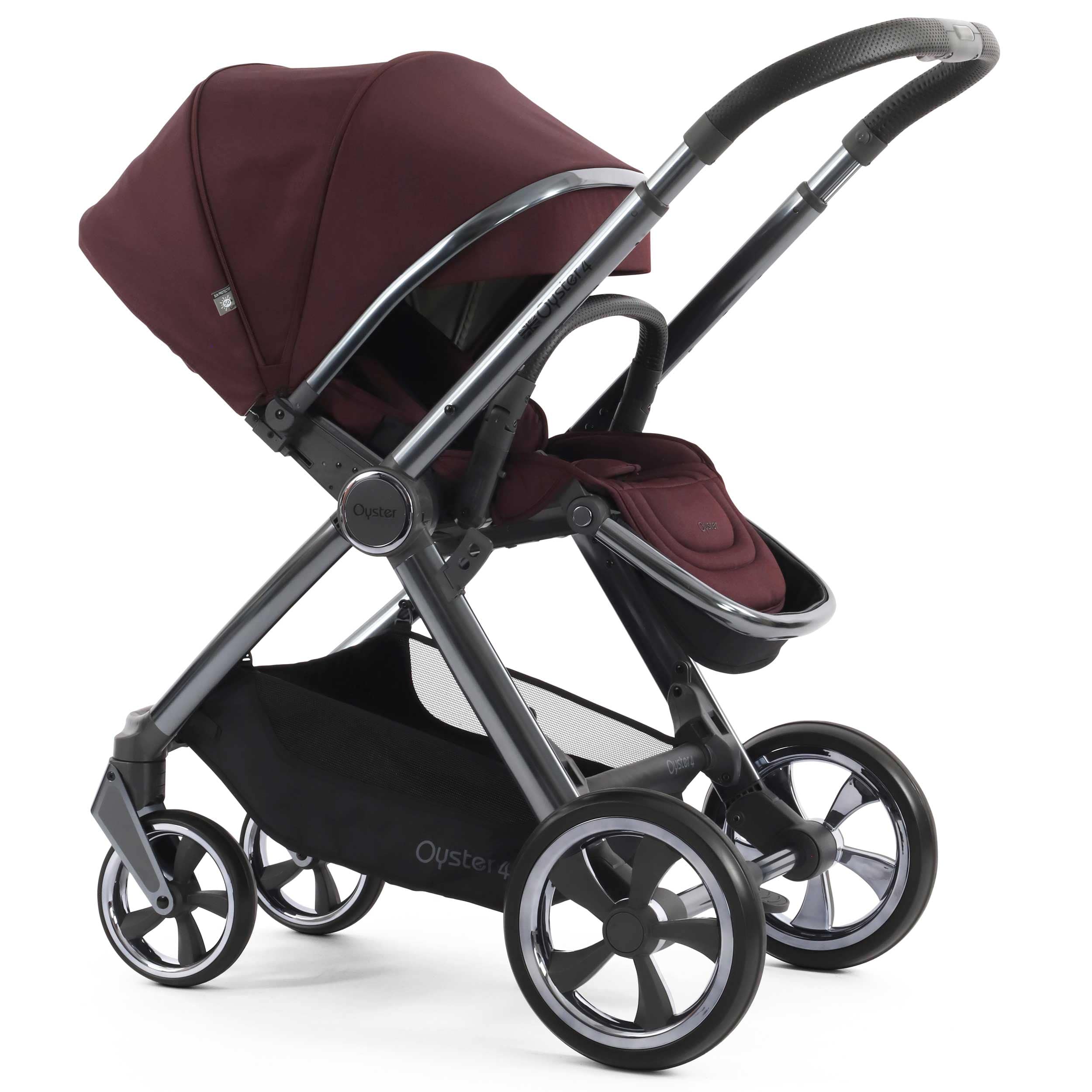 Oyster travel systems BabyStyle Oyster 4 Luxury Bundle - Mulberry