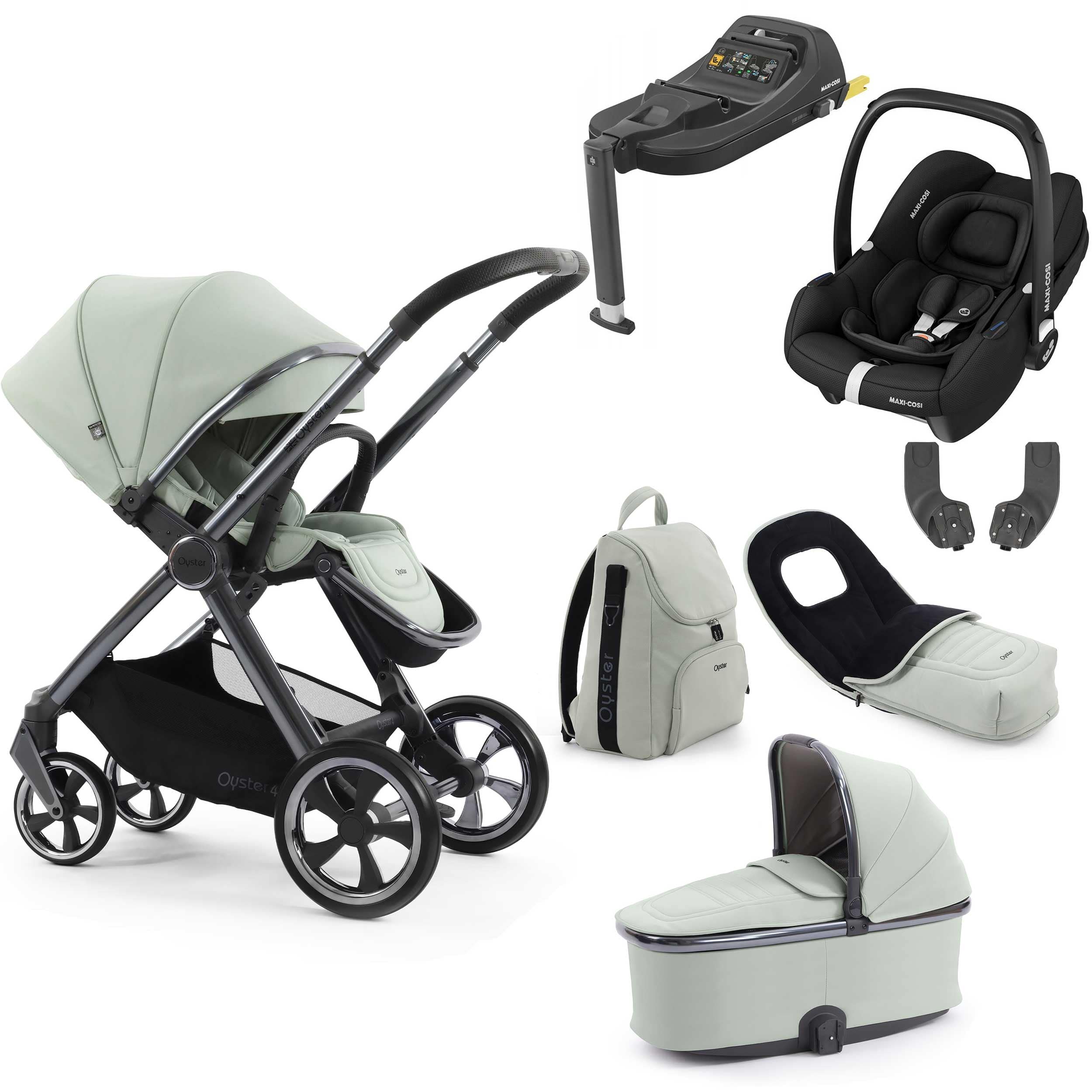 Oyster travel systems BabyStyle Oyster 4 Luxury Bundle - Pistachio 18157-PIS-1