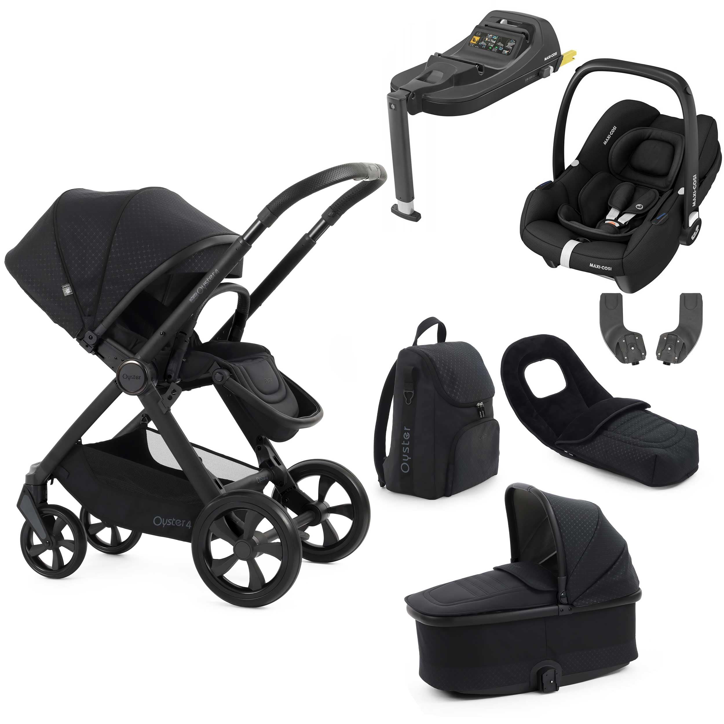 Oyster travel systems BabyStyle Oyster 4 Luxury Bundle - Raven 18157-RAV-1