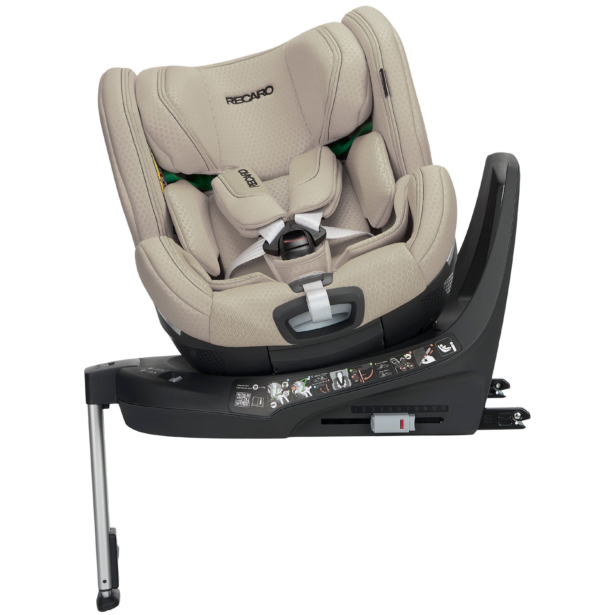 Recaro combination car seats Recaro Xenon 1 Kid Combination Car Seat 61-125cm - Elegant Beige B1103060
