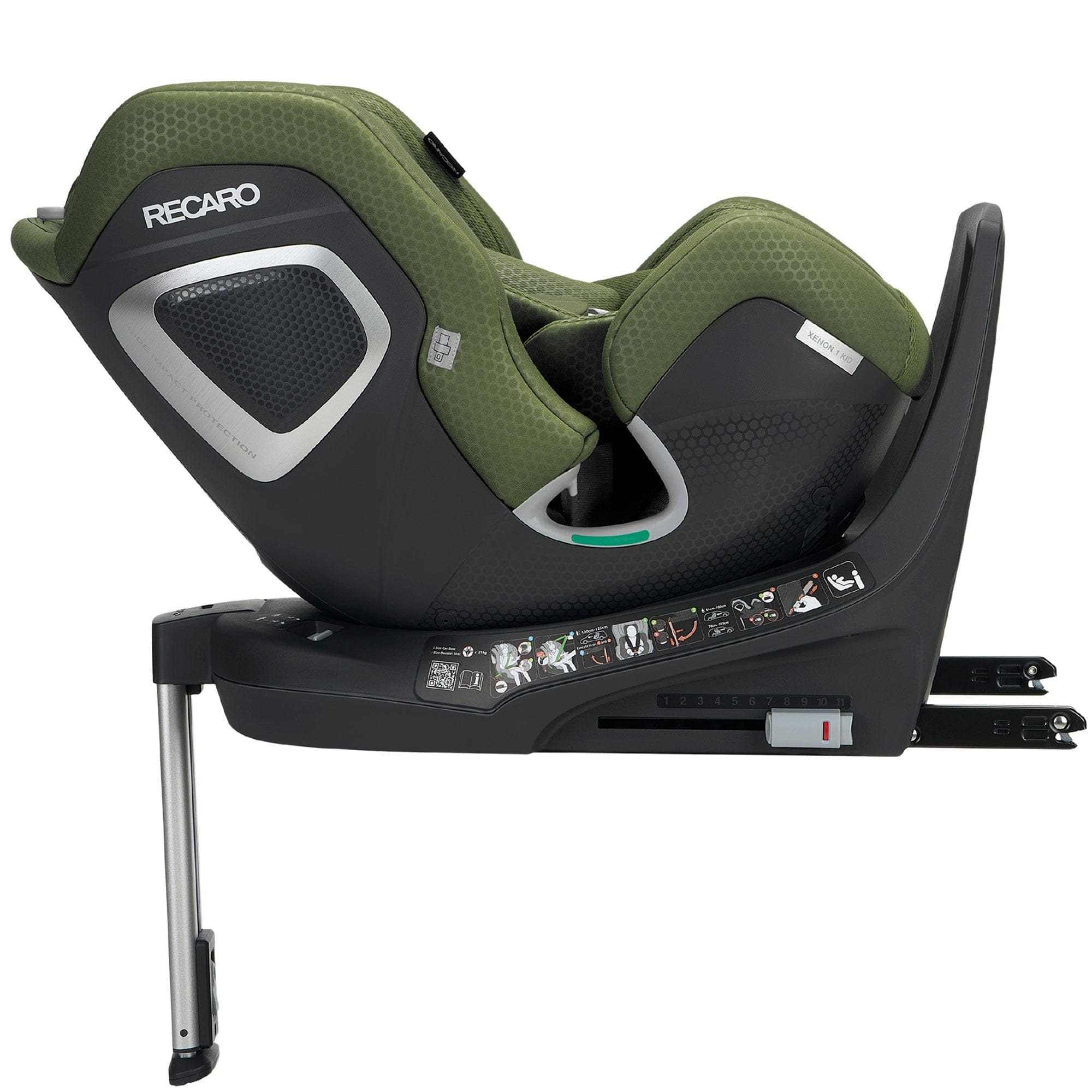 Recaro combination car seats Recaro Xenon 1 Kid Combination Car Seat 61-125cm - Epic Green B1103057