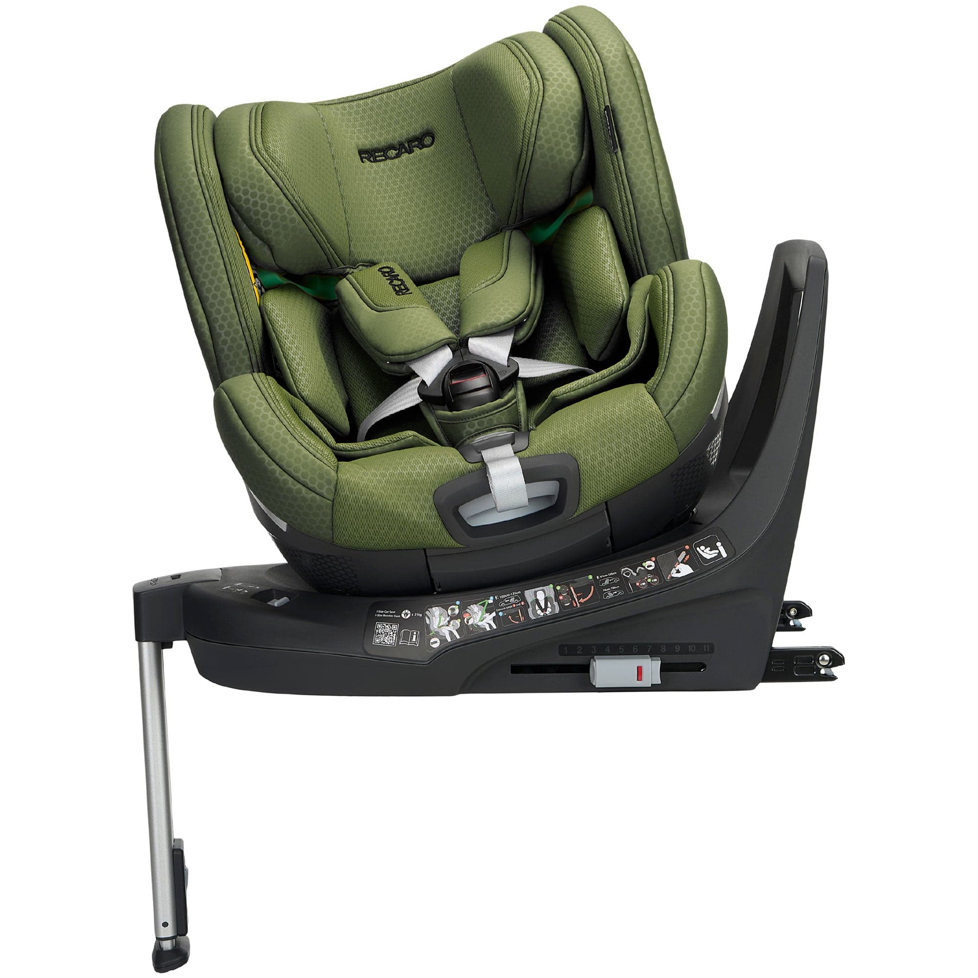 Recaro combination car seats Recaro Xenon 1 Kid Combination Car Seat 61-125cm - Epic Green B1103057