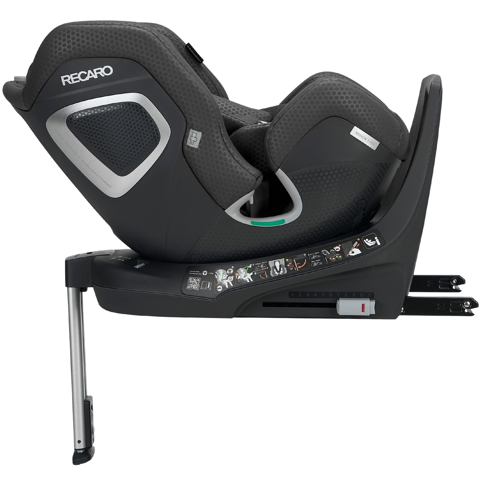 Recaro combination car seats Recaro Xenon 1 Kid Combination Car Seat 61-125cm - Fresh Black B1103051