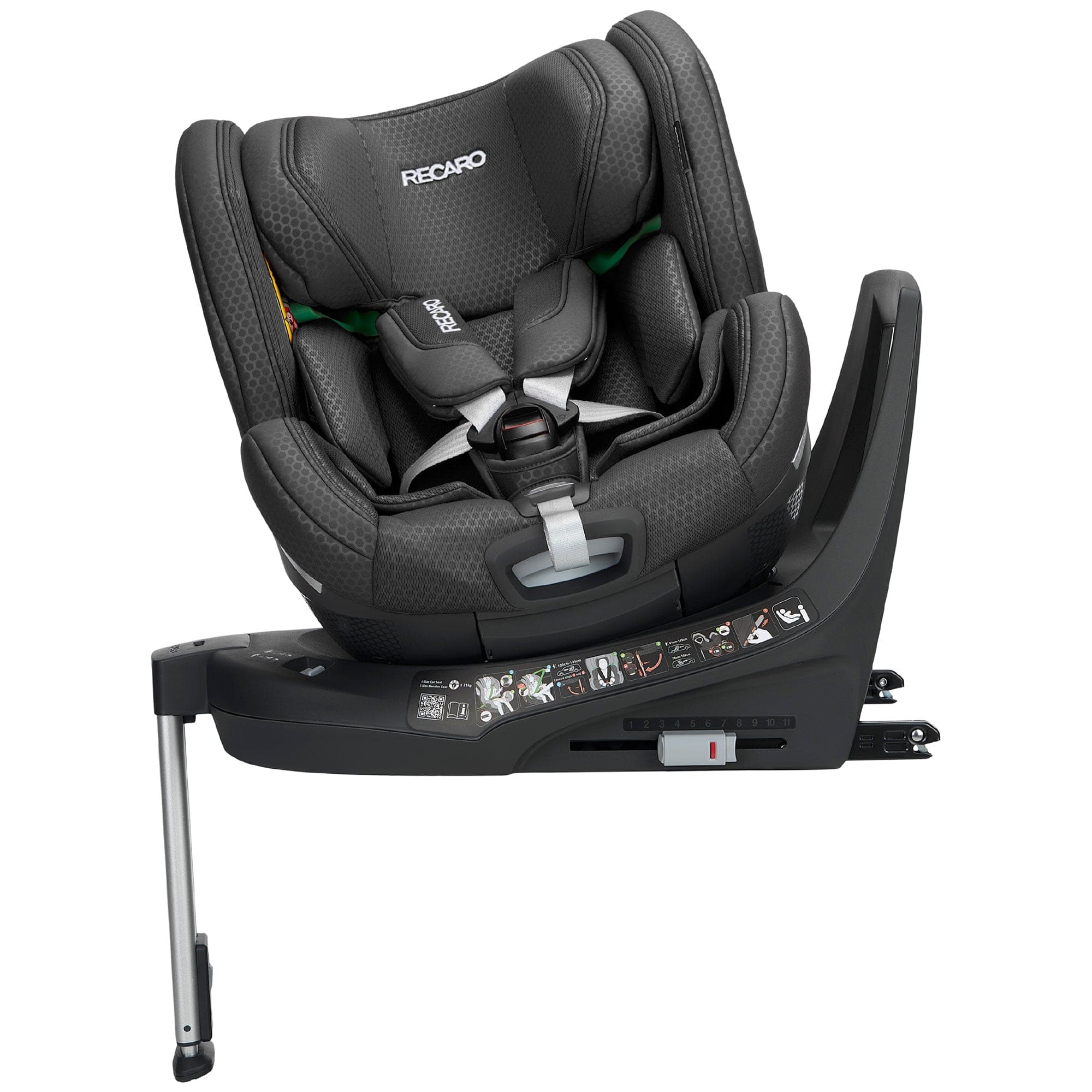 Recaro combination car seats Recaro Xenon 1 Kid Combination Car Seat 61-125cm - Fresh Black B1103051