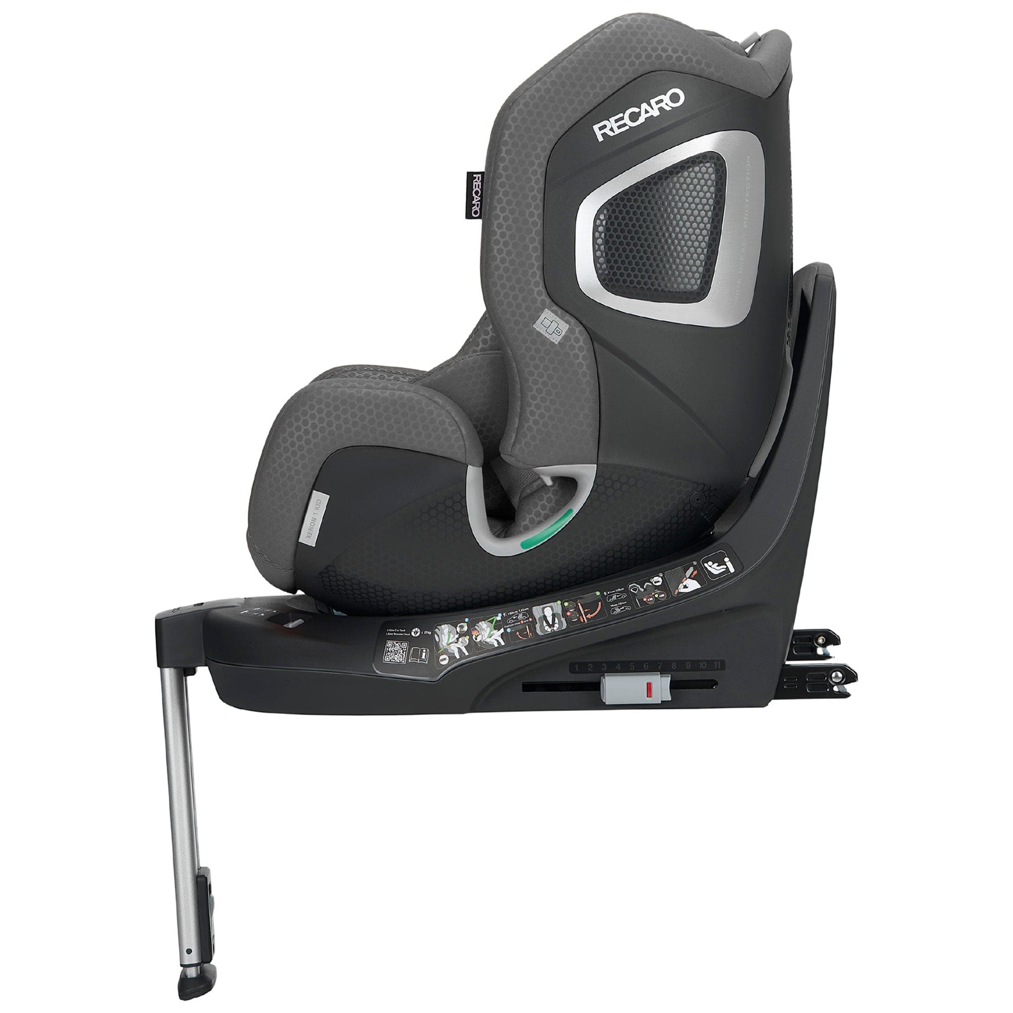 Recaro combination car seats Recaro Xenon 1 Kid Combination Car Seat 61-125cm - Gallent Grey B1103059