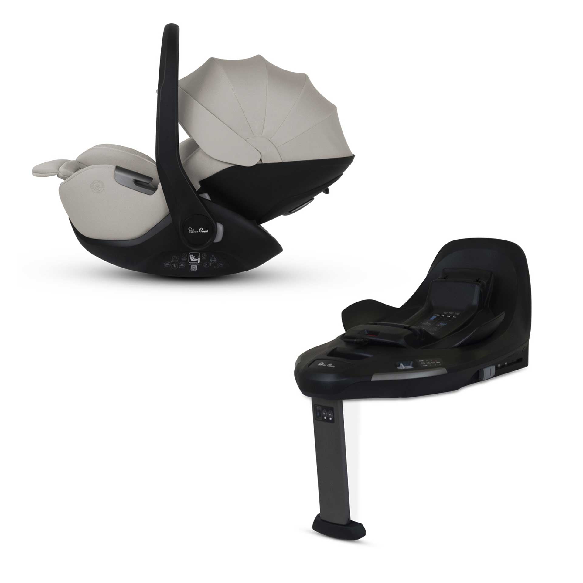 Silver Cross baby car seats Silver Cross Glide Plus 360 Car Seat - Natural Beige SX456.NT-1