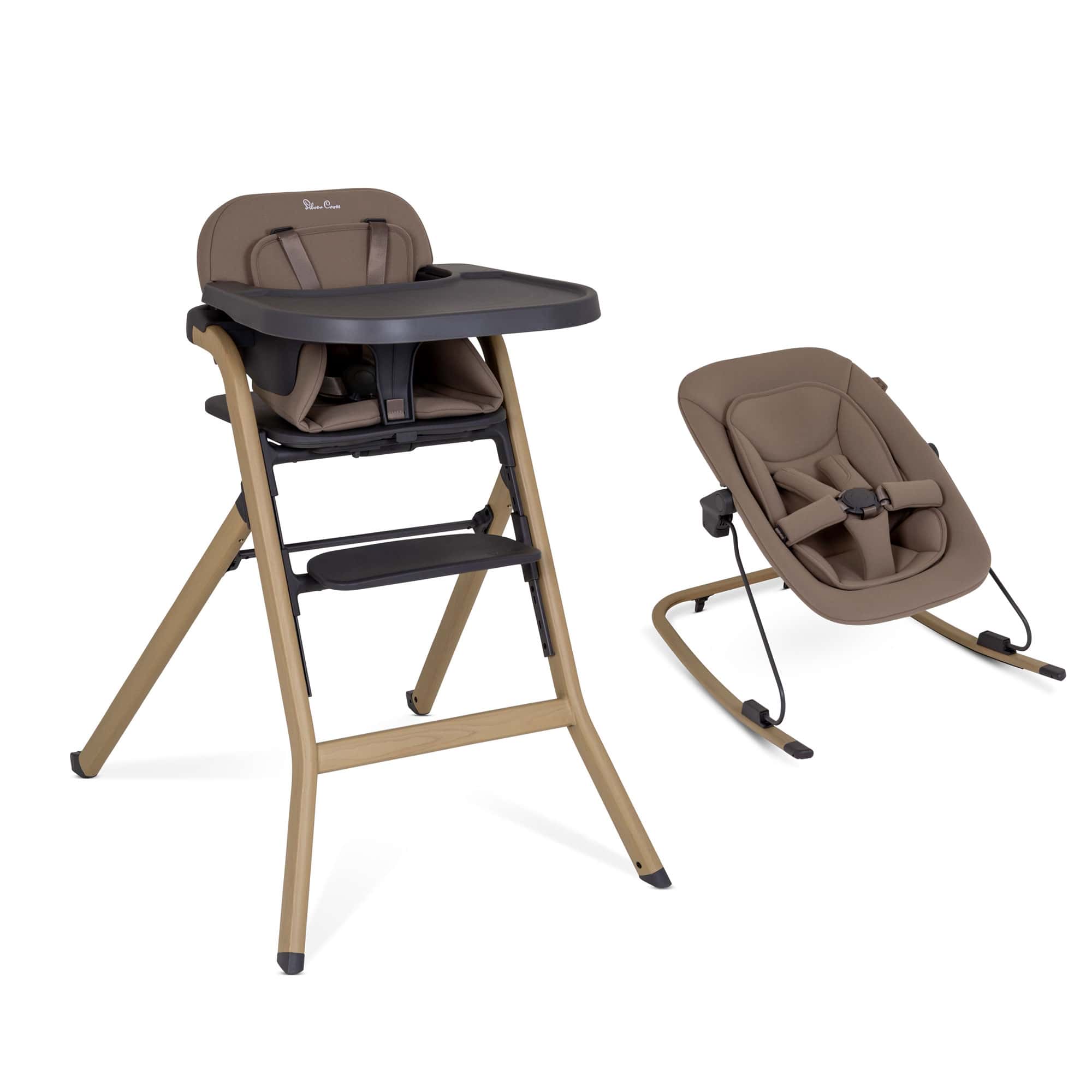 Silver Cross baby highchairs Silver Cross Nest & Nurture Highchair 4 in 1 Highchair - Biscuit SX7052.BS