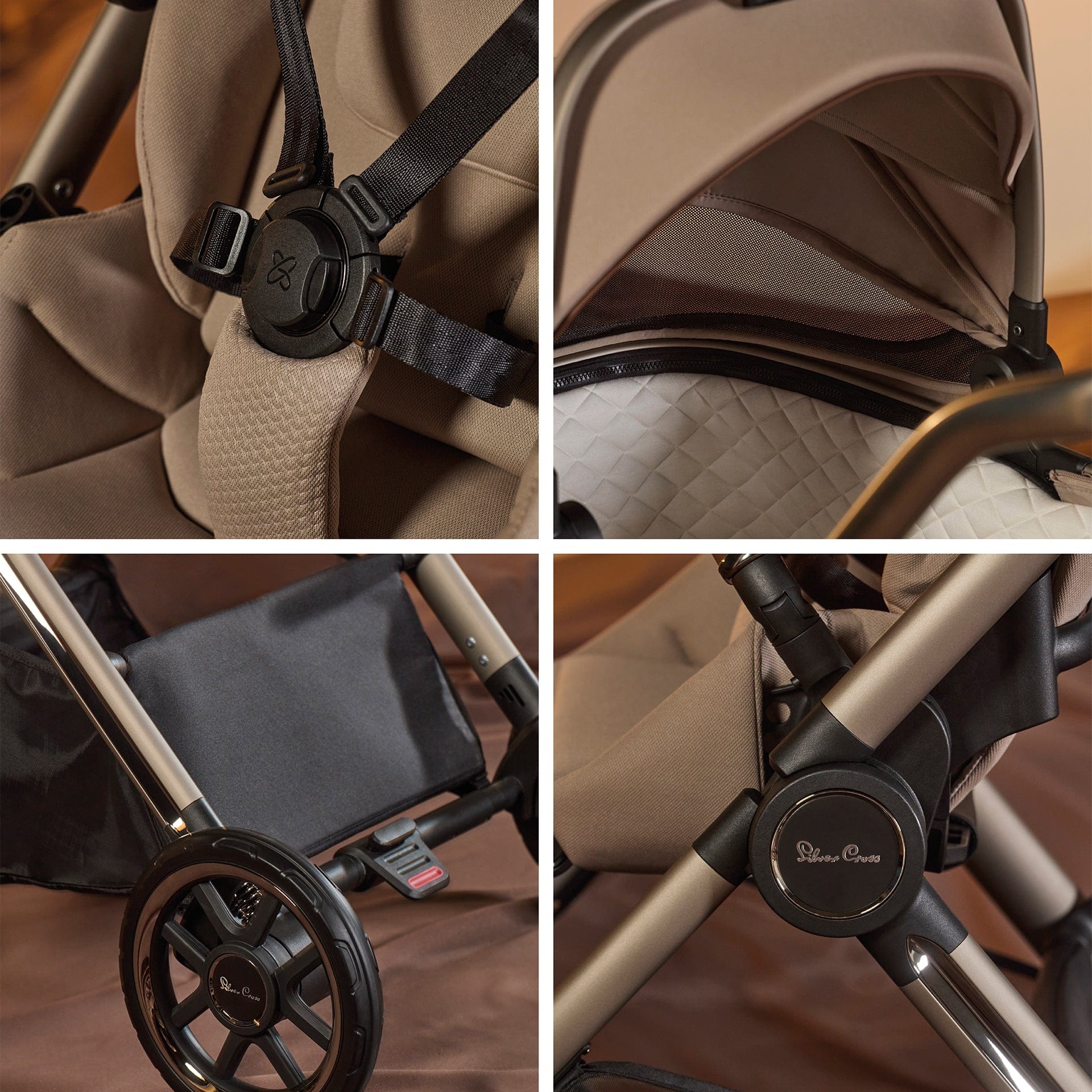Silver Cross Baby Prams Silver Cross Reef 2 Special Edition Maxi-Cosi Travel System - Frappe