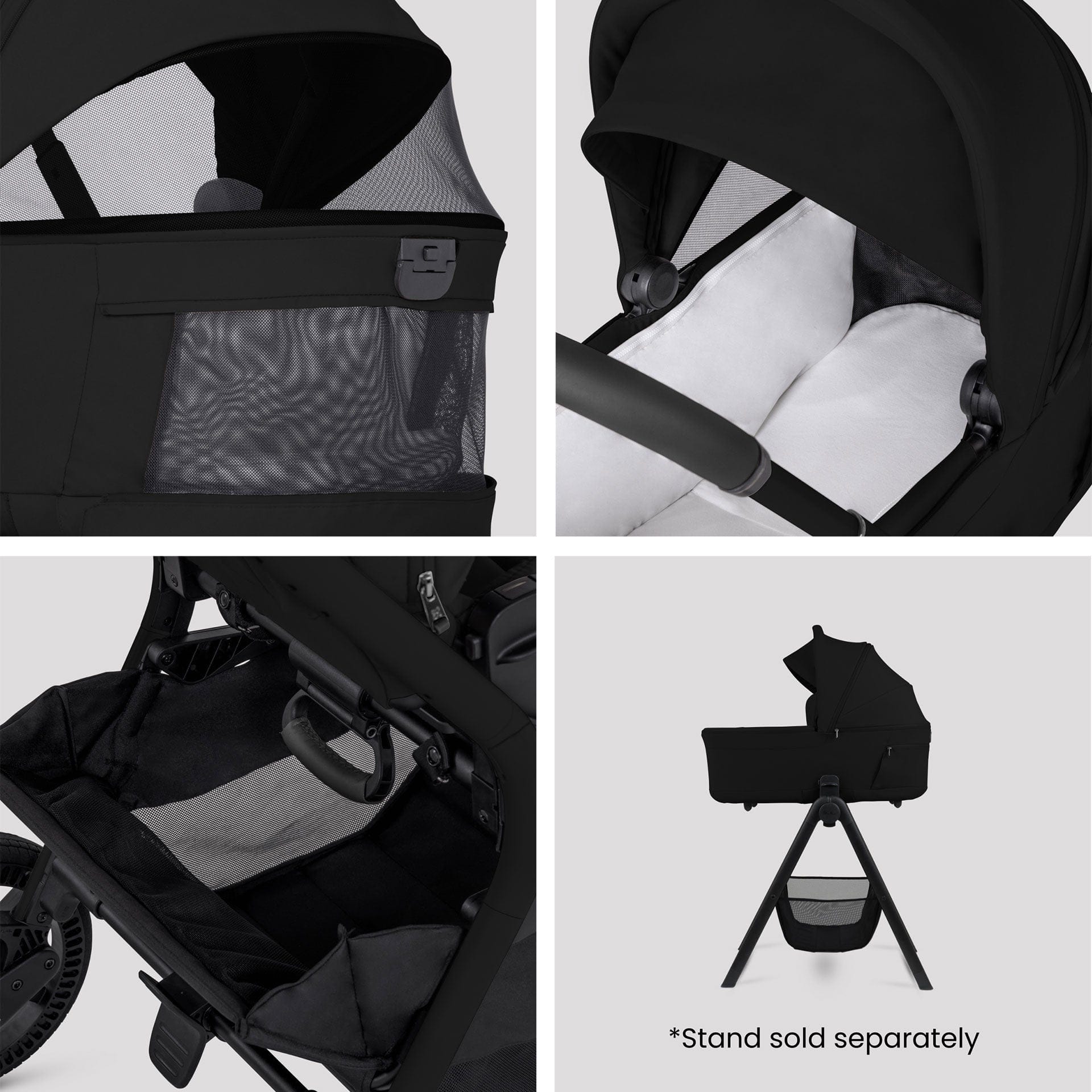 Silver Cross baby prams Silver Cross Breez Accessory Bundle - Onyx IBA.OX1