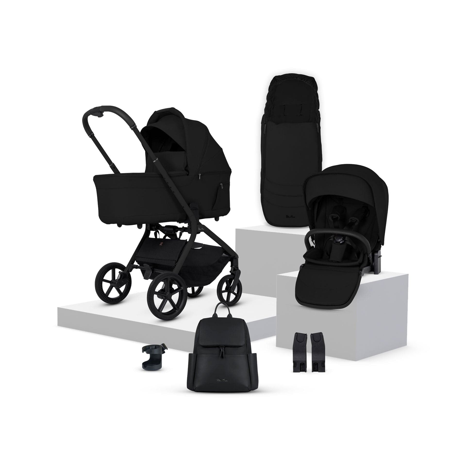 Silver Cross baby prams Silver Cross Breez Accessory Bundle - Onyx IBA.OX1