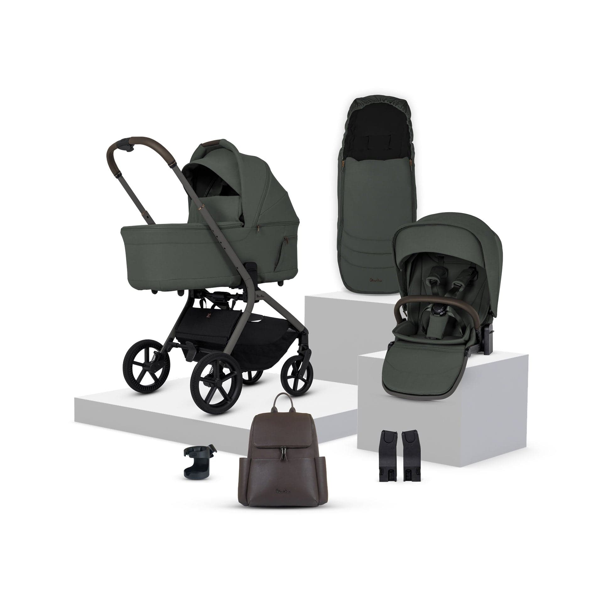Silver Cross baby prams Silver Cross Breez Accessory Bundle - Pewter IBA.PW1