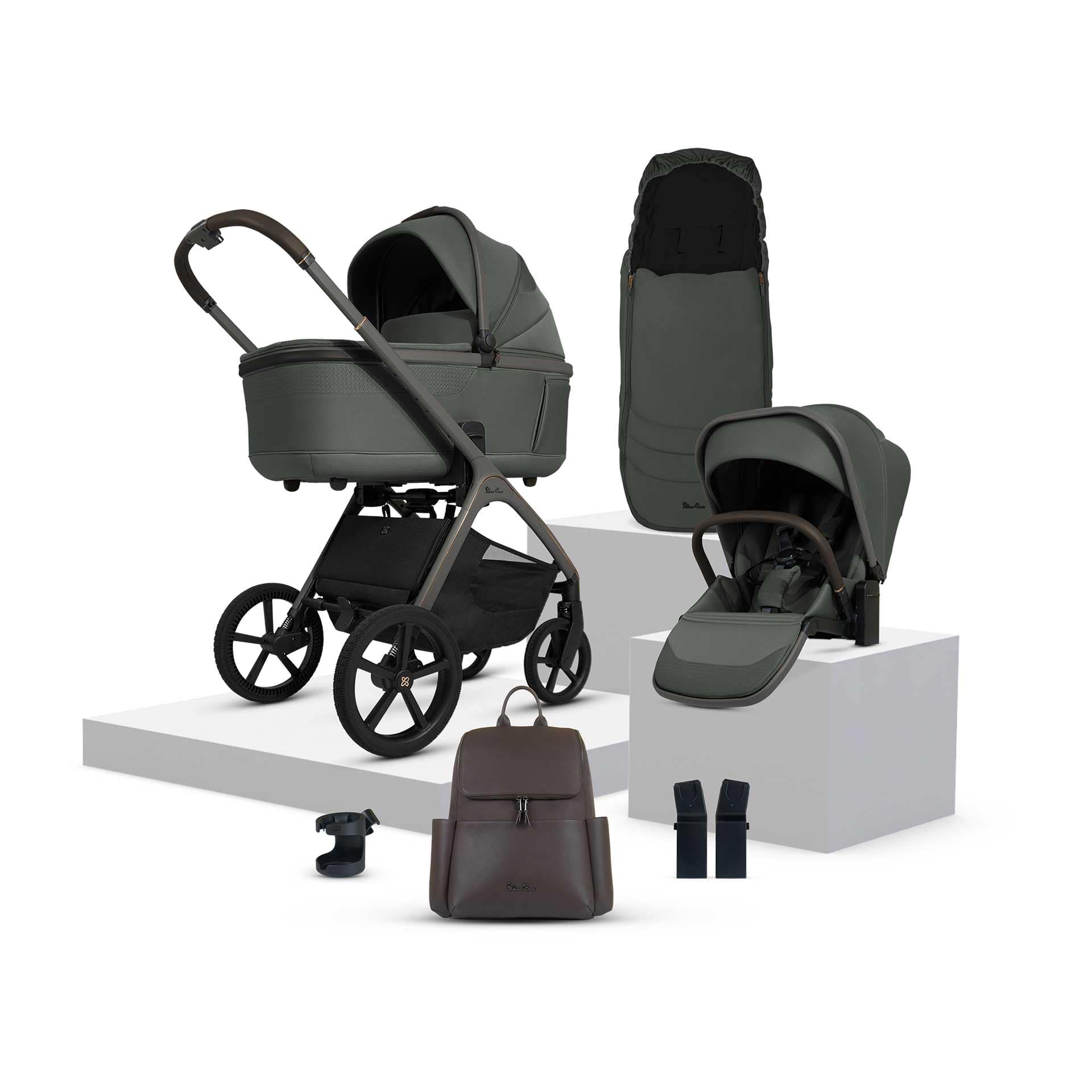 Silver Cross baby prams Silver Cross Cove Accessory Bundle - Pewter IC.PW