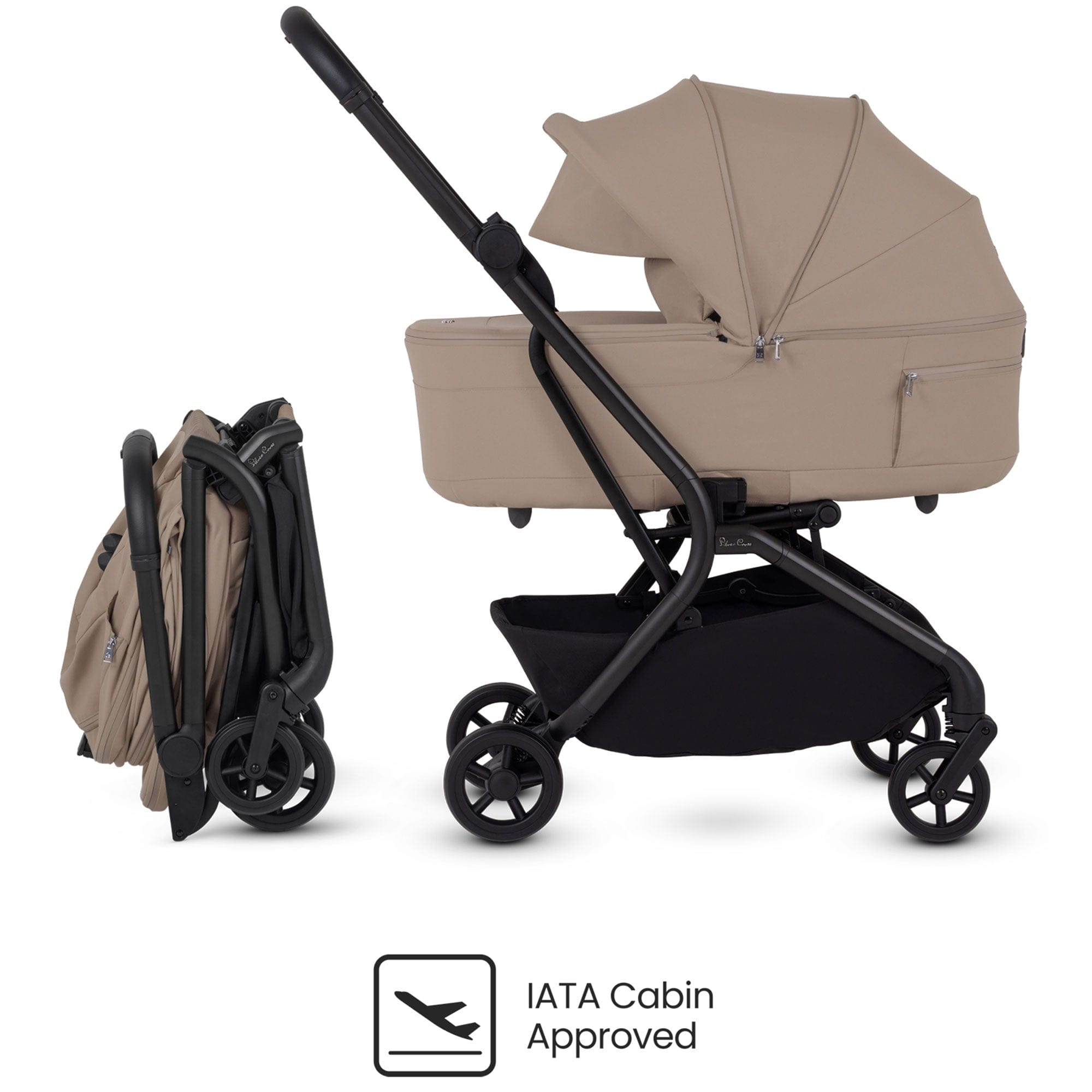Silver Cross baby prams Silver Cross Nia Stroller with Carrycot - Champagne INSC.CP