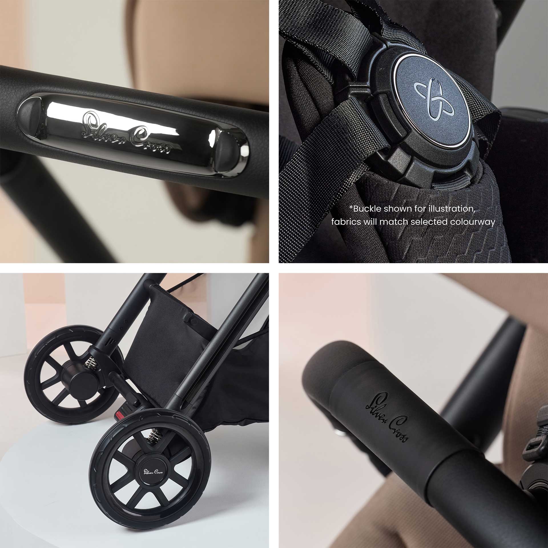 Silver Cross baby prams Silver Cross Reef 2 Accessory Bundle - Mocha IR2.MO