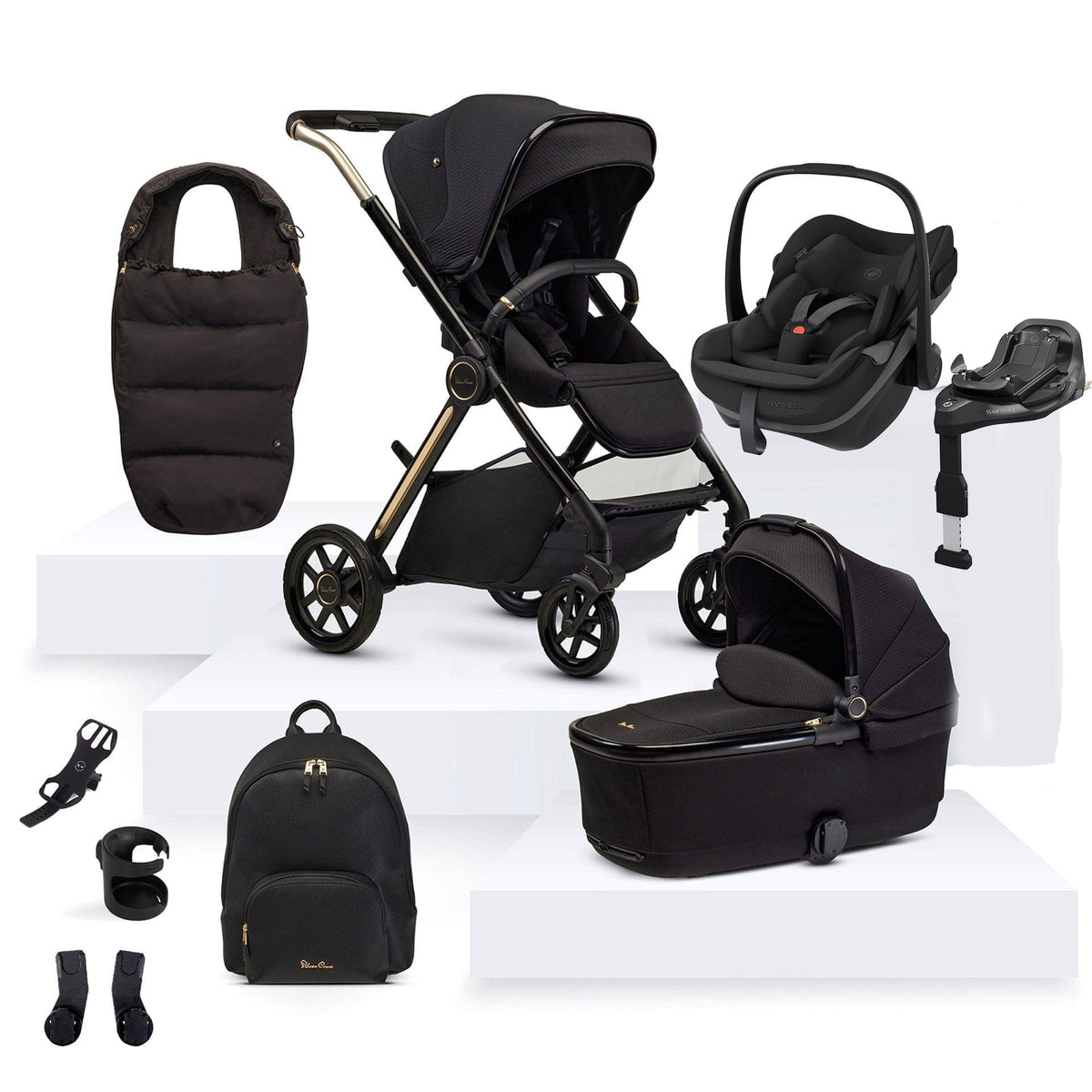 Silver Cross baby prams Silver Cross Reef 2 Special Edition Maxi-Cosi Travel System - Espresso 23607-ESP-6
