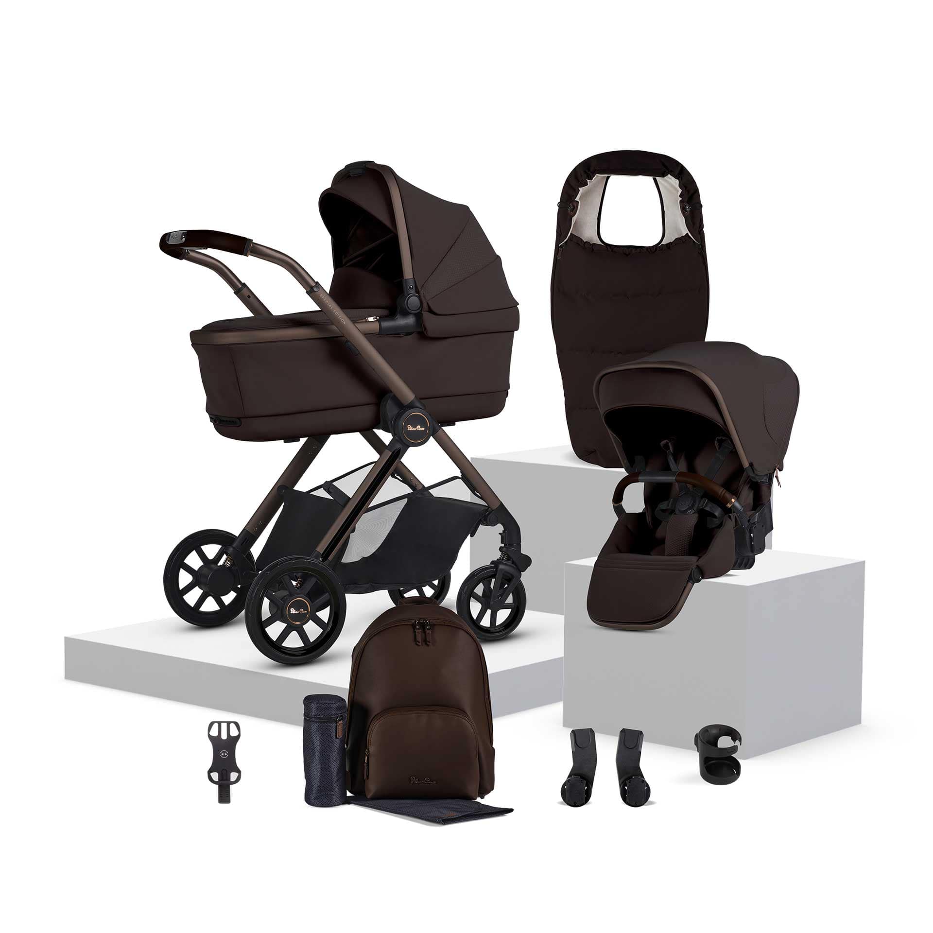 Silver Cross baby prams Silver Cross Reef 2 Special Edition Pram - Ganache ISE-GN
