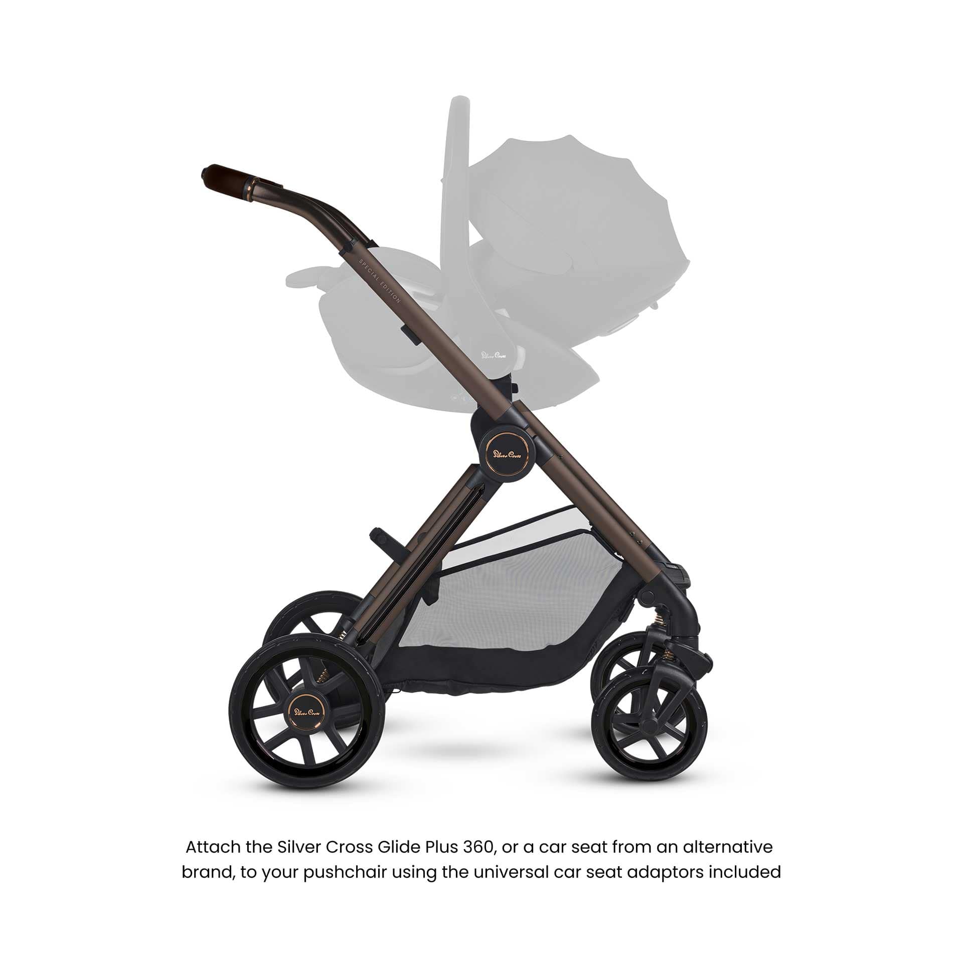 Silver Cross baby prams Silver Cross Reef 2 Special Edition Pram - Ganache ISE-GN