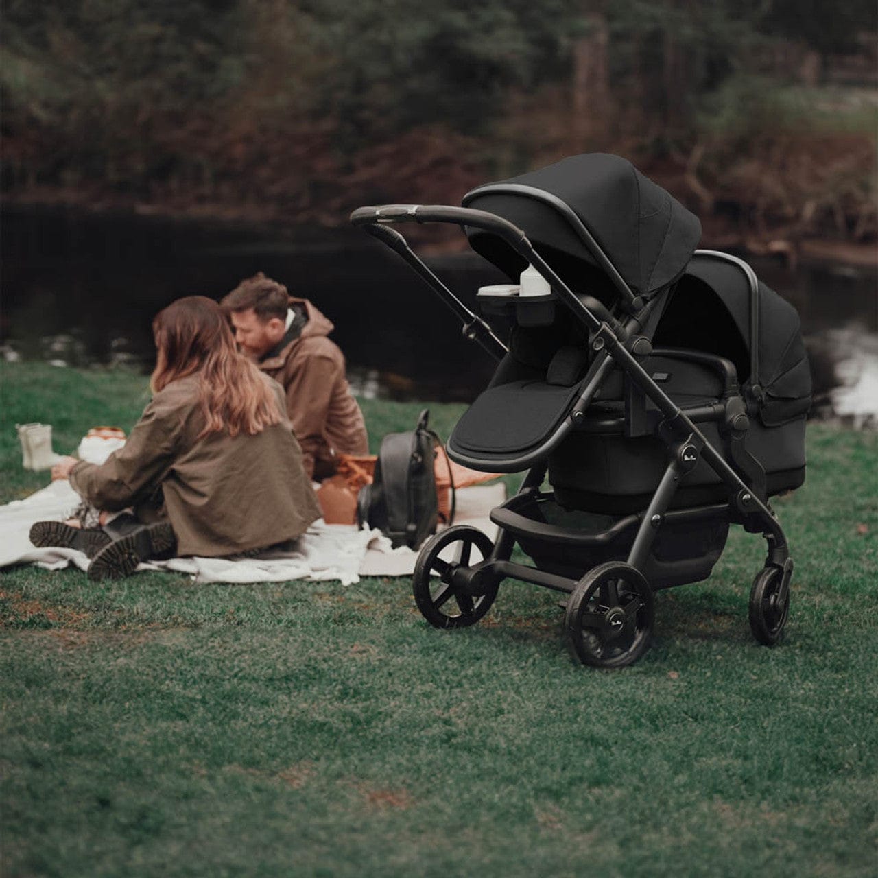 Silver Cross baby prams Silver Cross Wave 3 Growing Family Bundle - Onyx 19140-GRF-ONX