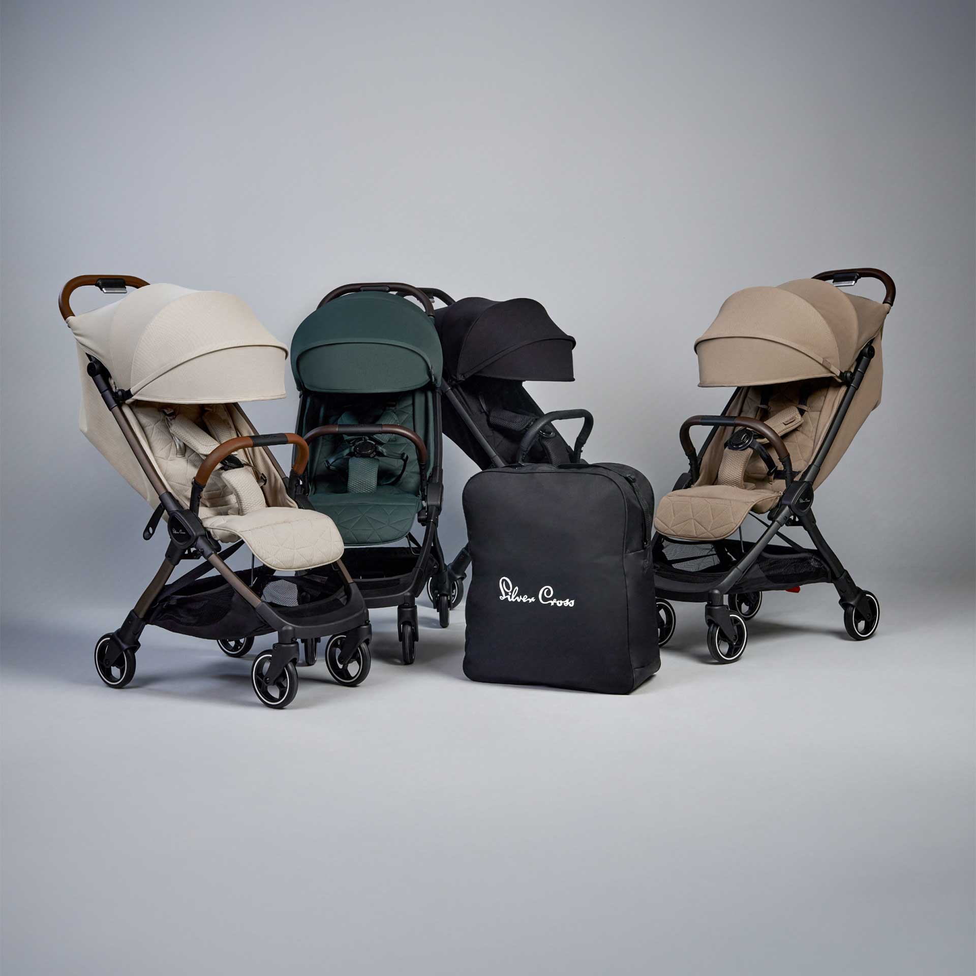 Silver Cross baby pushchairs Silver Cross Clic 2 Compact Pushchair - Conifer