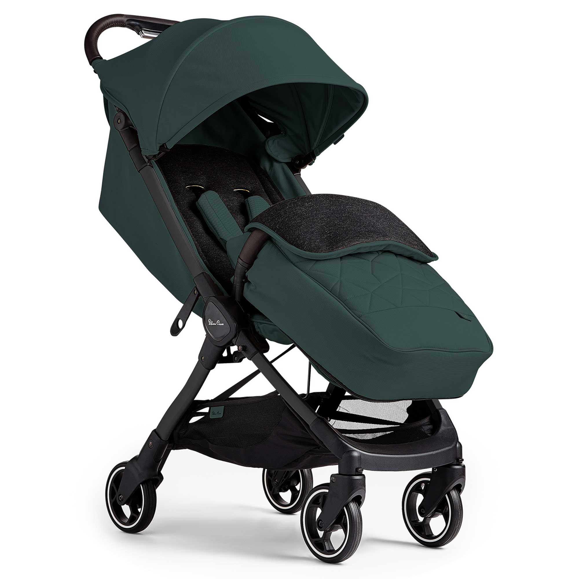 Silver Cross baby pushchairs Silver Cross Clic 2 Compact Pushchair - Conifer