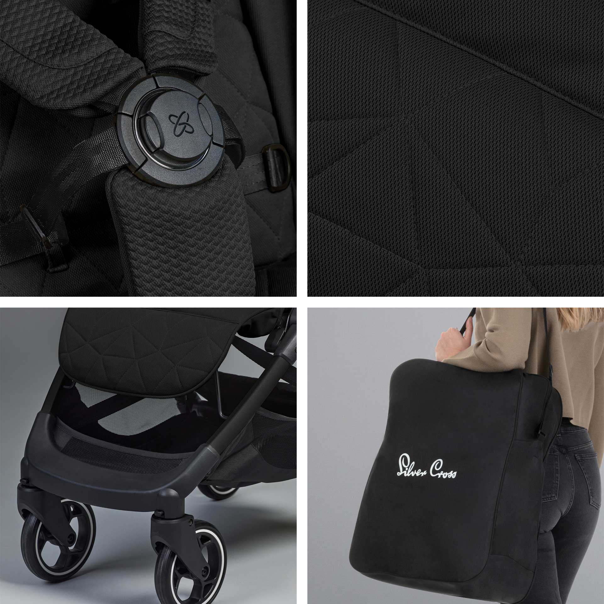 Silver Cross baby pushchairs Silver Cross Clic 2 Compact Pushchair - Space