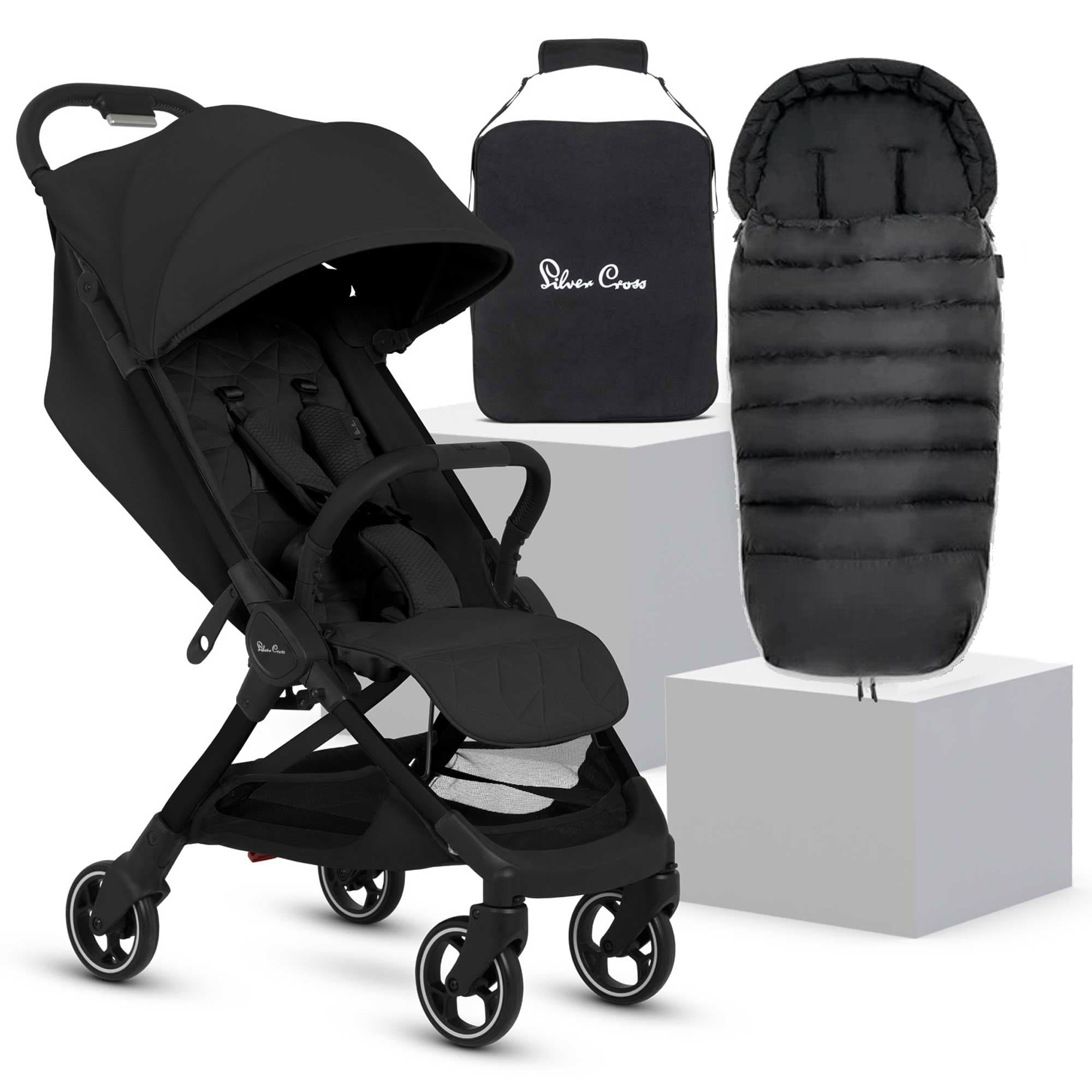 Silver Cross baby pushchairs Silver Cross Clic 2 Compact Pushchair - Space 18989-CLIC2-SP