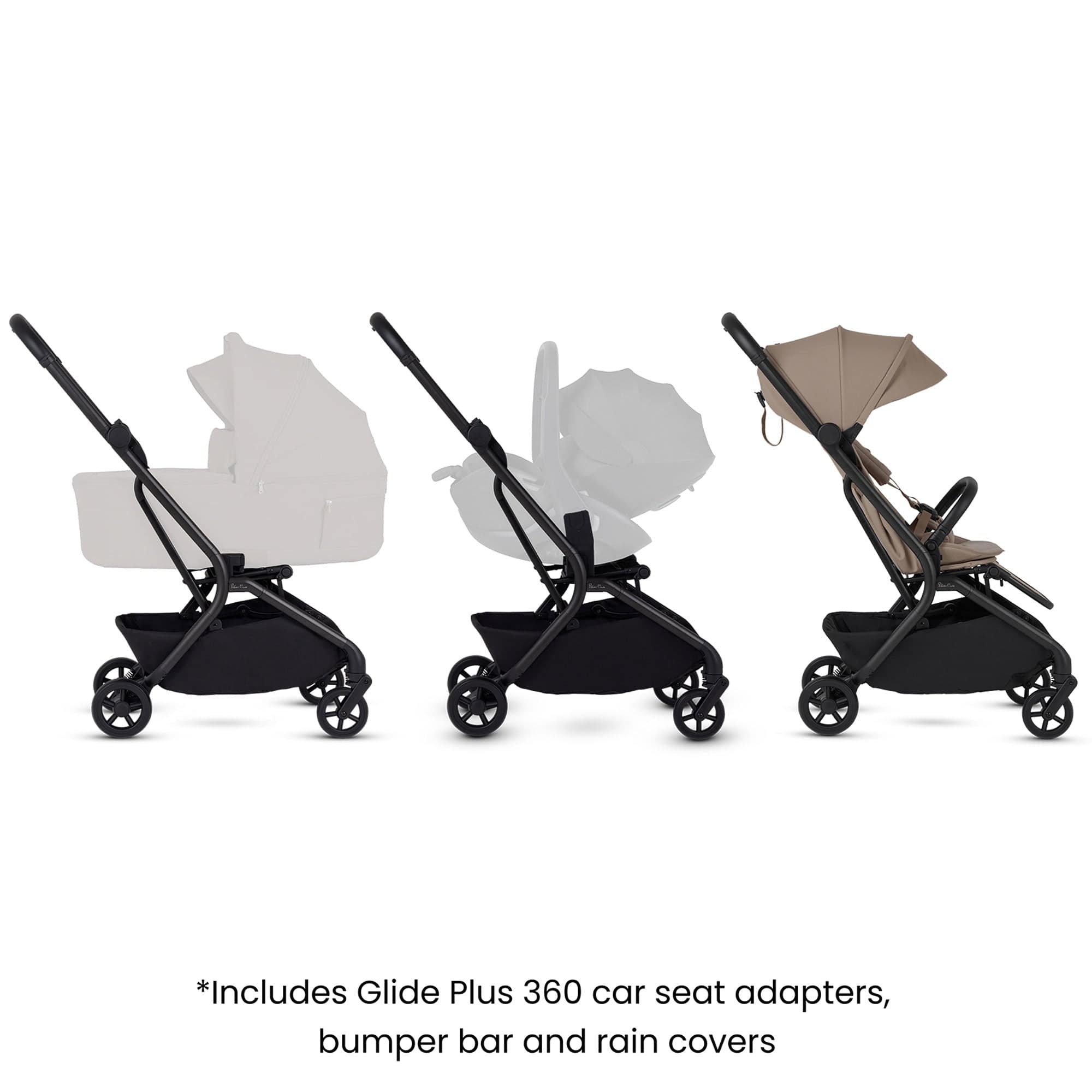 Silver Cross baby pushchairs Silver Cross Nia Stroller - Champagne SX2347.CP