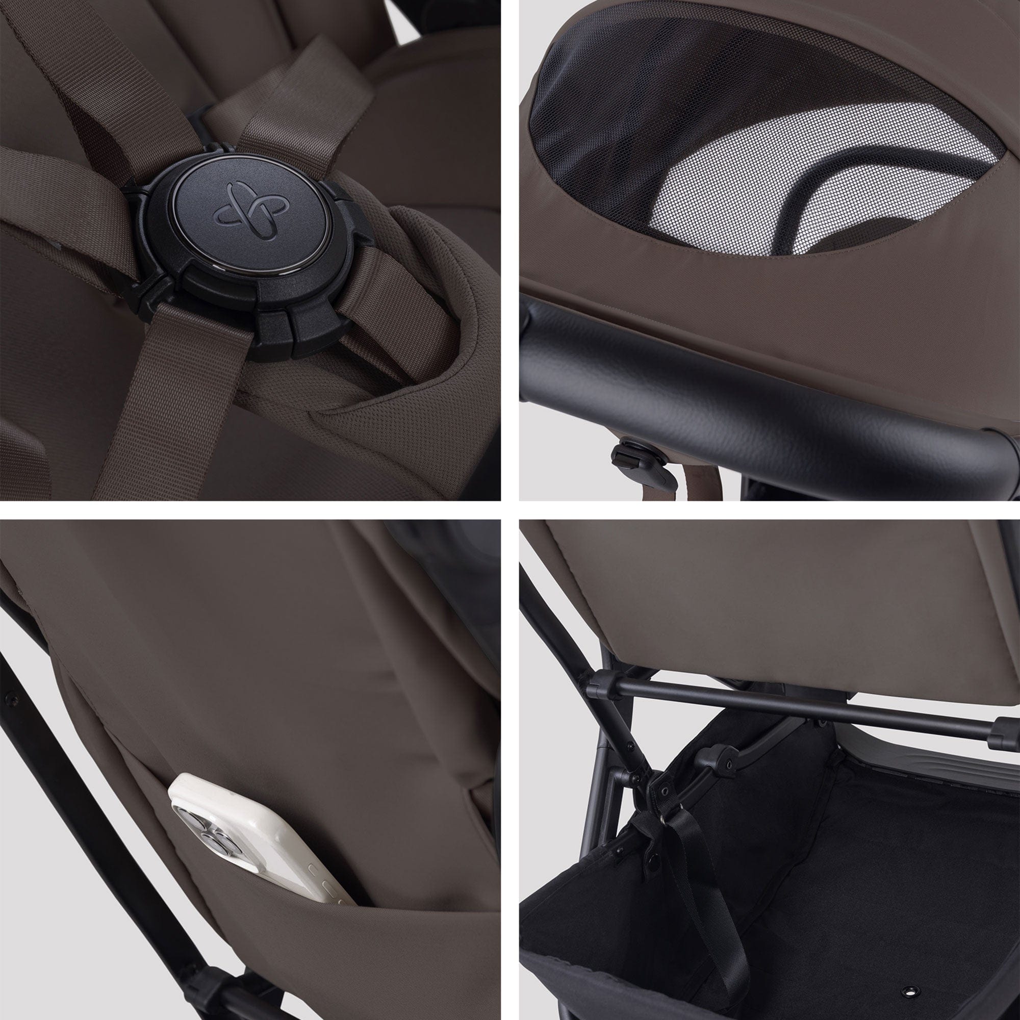 Silver Cross baby pushchairs Silver Cross Nia Stroller - Chocolate SX2347.CT