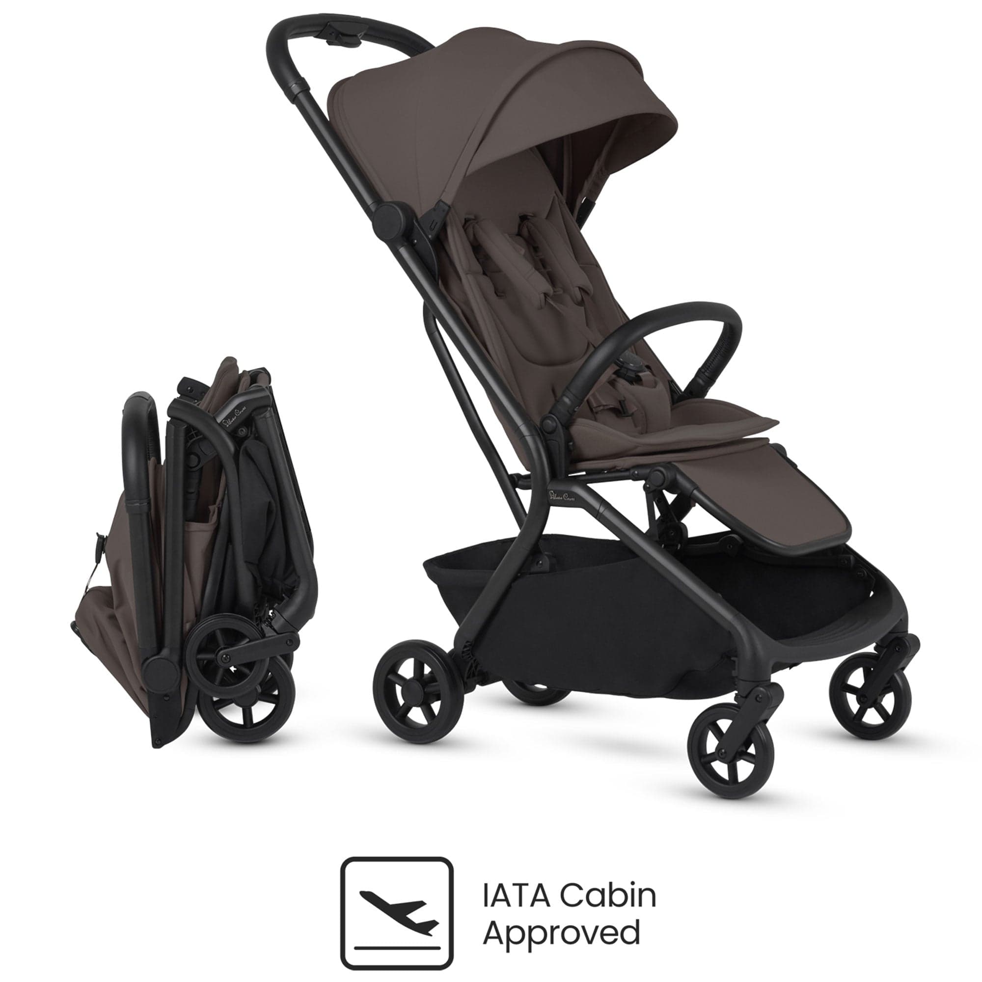 Silver Cross baby pushchairs Silver Cross Nia Stroller - Chocolate SX2347.CT