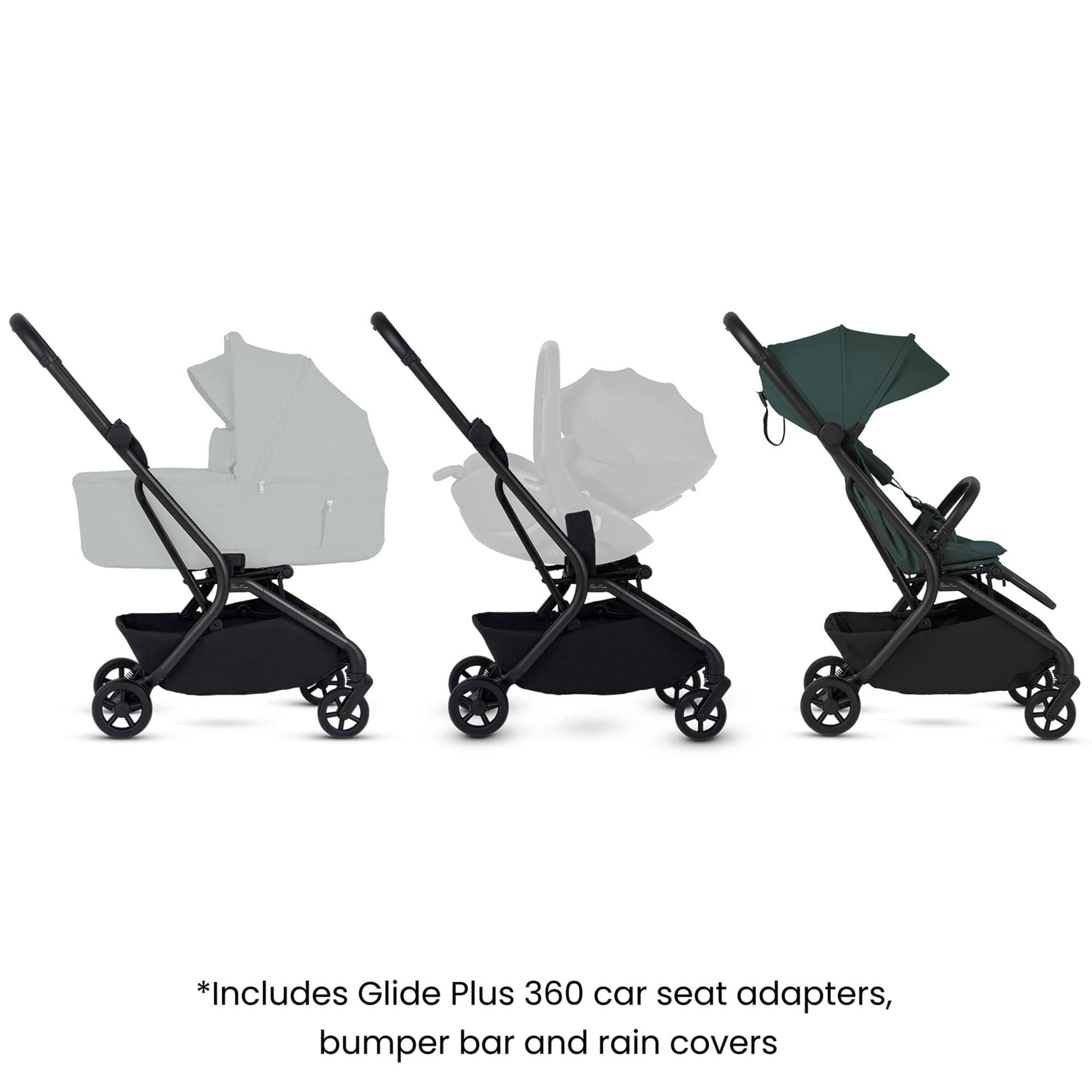 Silver Cross baby pushchairs Silver Cross Nia Stroller - Conifer SX2347.CF
