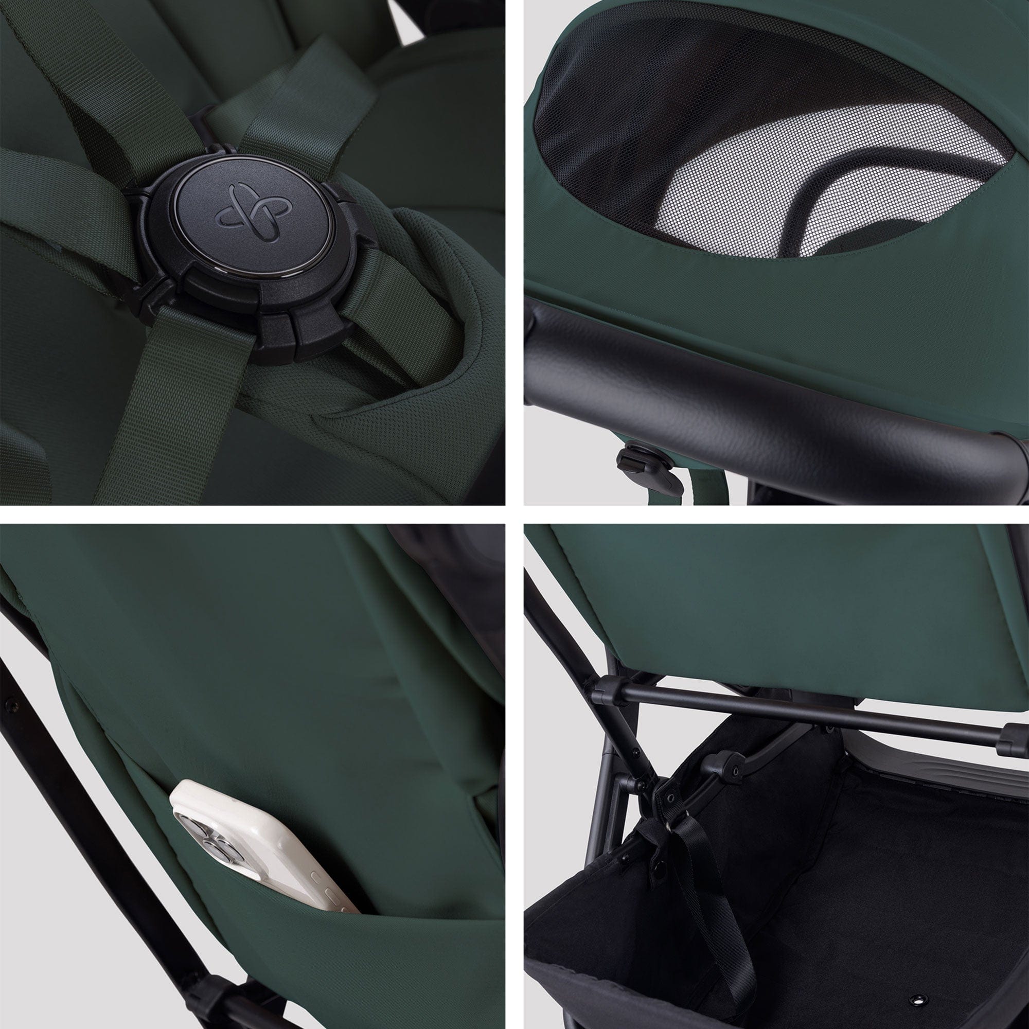 Silver Cross baby pushchairs Silver Cross Nia Stroller - Conifer SX2347.CF