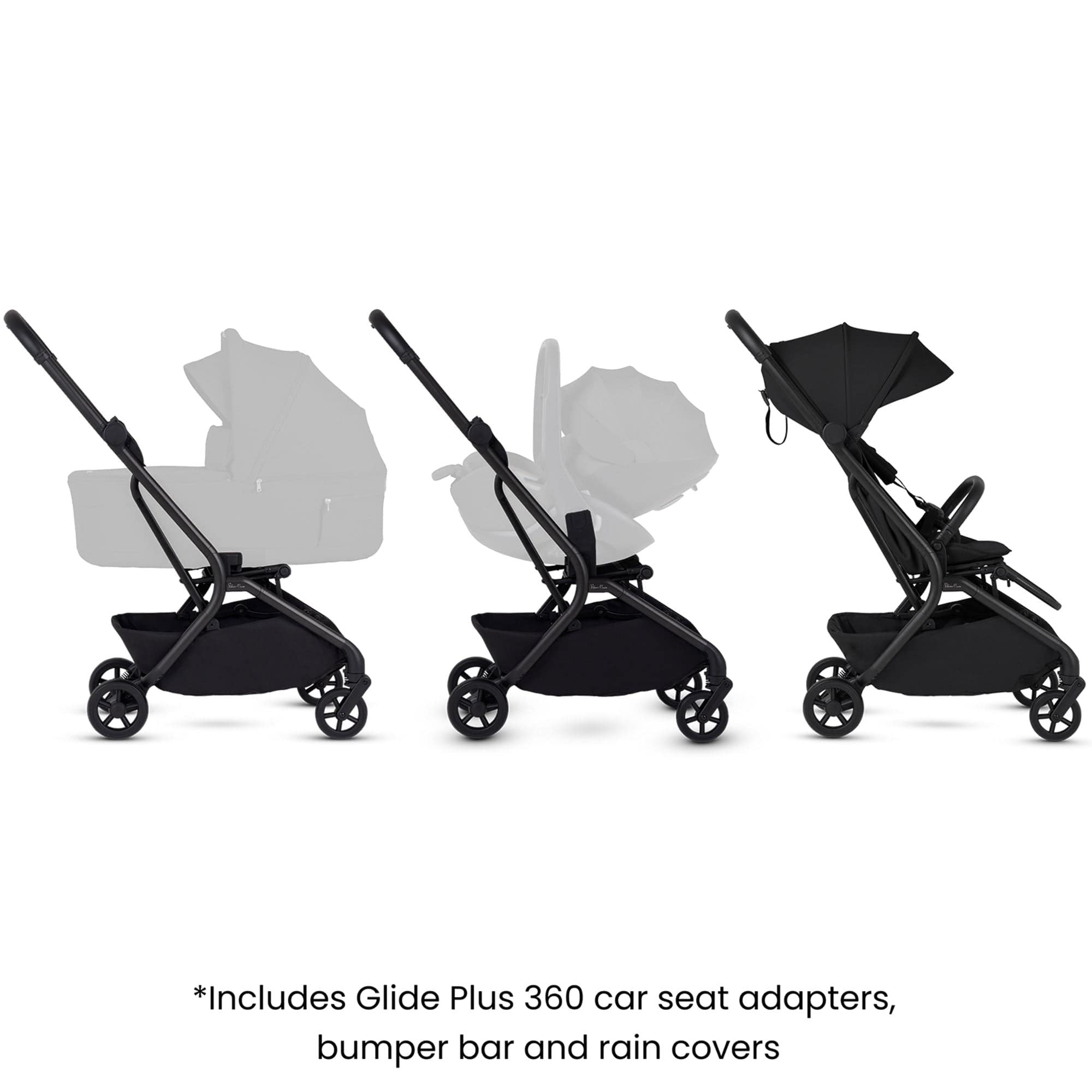 Silver Cross baby pushchairs Silver Cross Nia Stroller - Onyx SX2347.OX