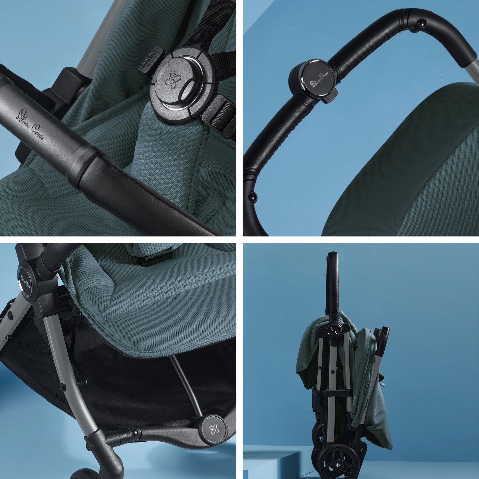 Silver Cross baby pushchairs Silver Cross Jet 5 Stroller in Mineral SX2307.MN