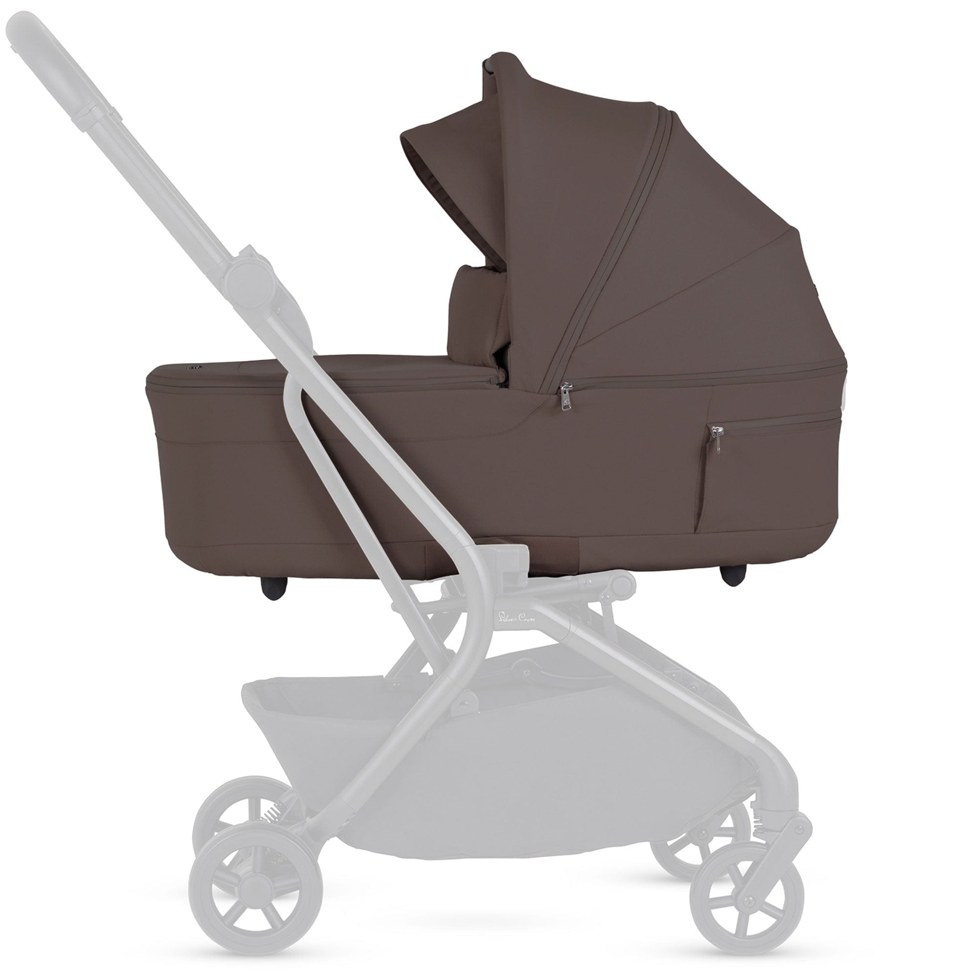 Silver Cross chassis & carrycots Silver Cross Nia Carrycot - Chocolate SX2348.CT