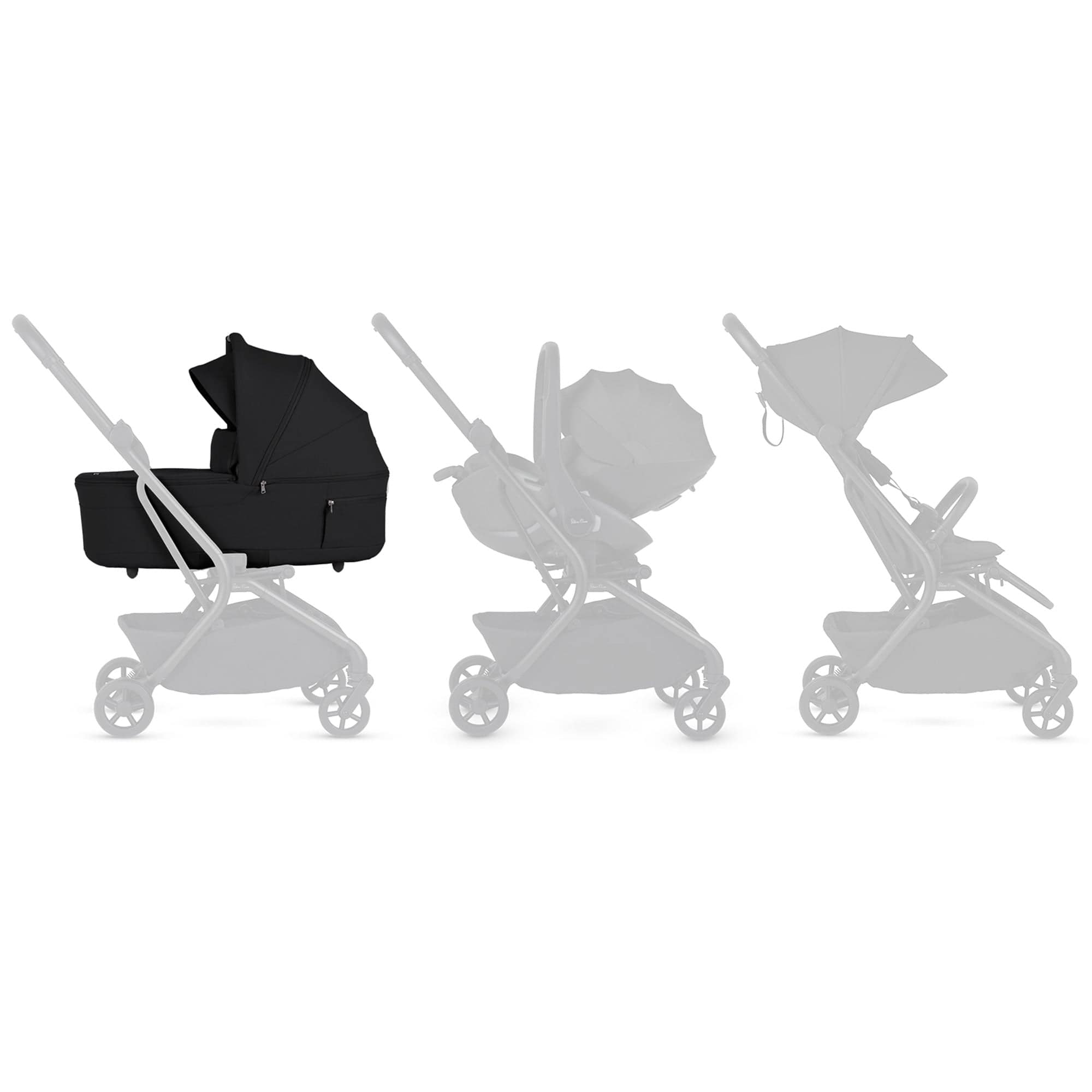 Silver Cross chassis & carrycots Silver Cross Nia Carrycot - Onyx