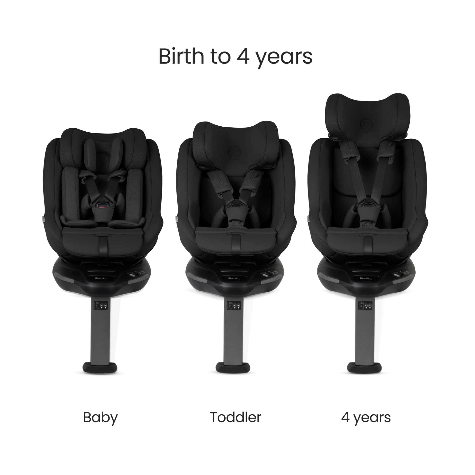 Silver Cross combination car seats Silver Cross Approach Plus 360 Car Seat - Iconic Black
