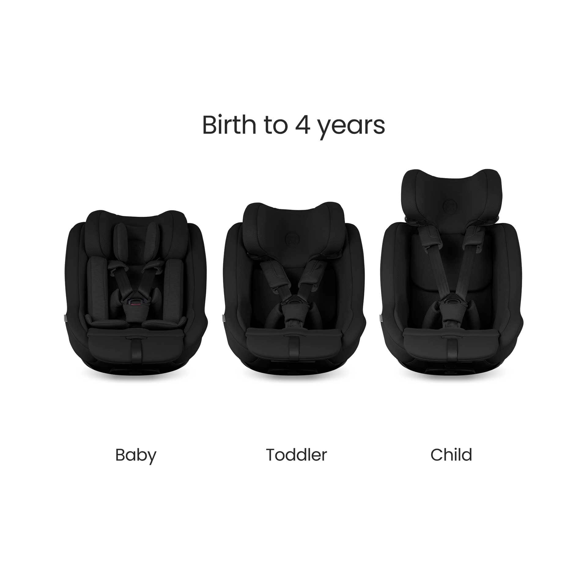 Silver Cross combination car seats Silver Cross Approach Plus 360 Car Seat - Iconic Black
