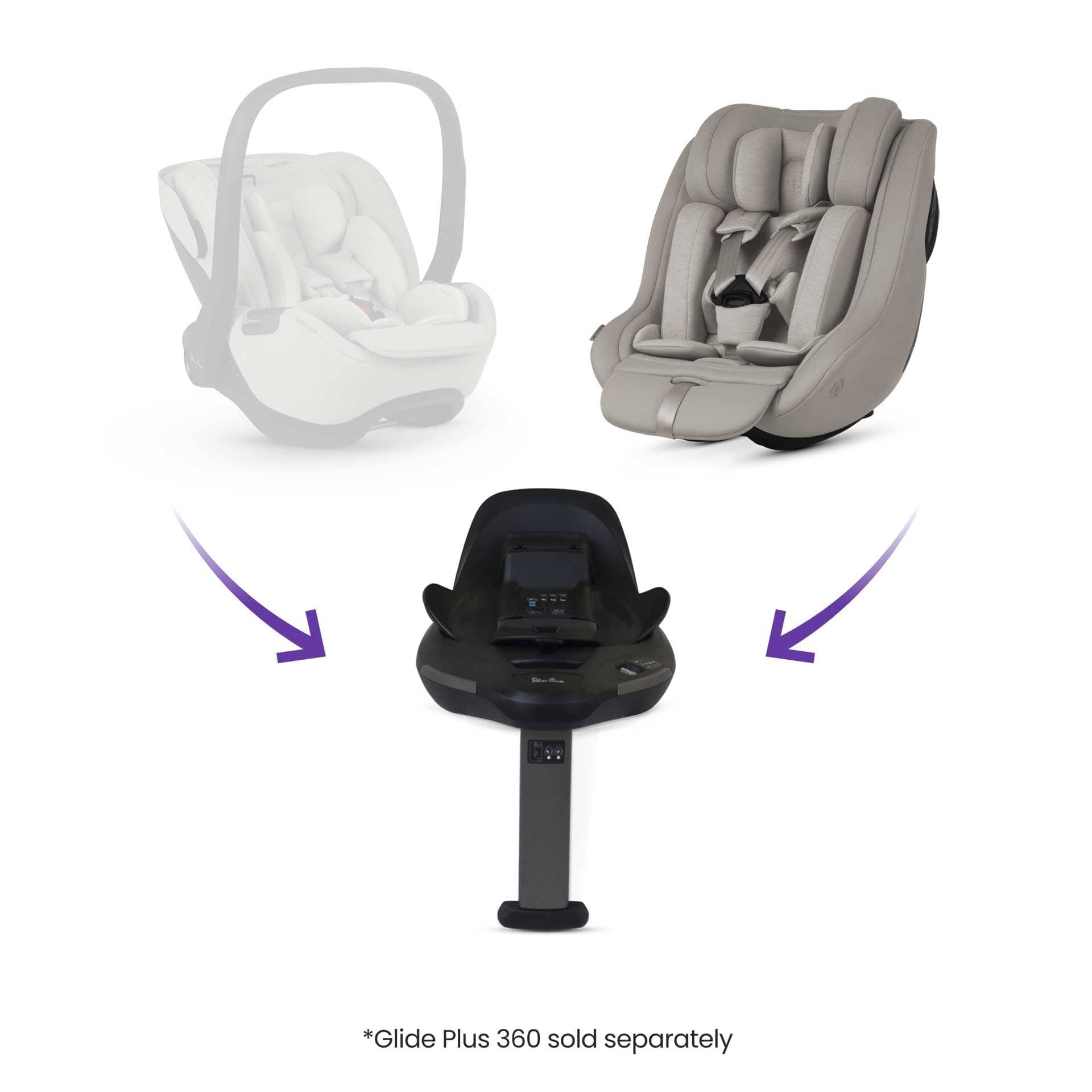 Silver Cross combination car seats Silver Cross Approach Plus 360 Car Seat - Natural Beige